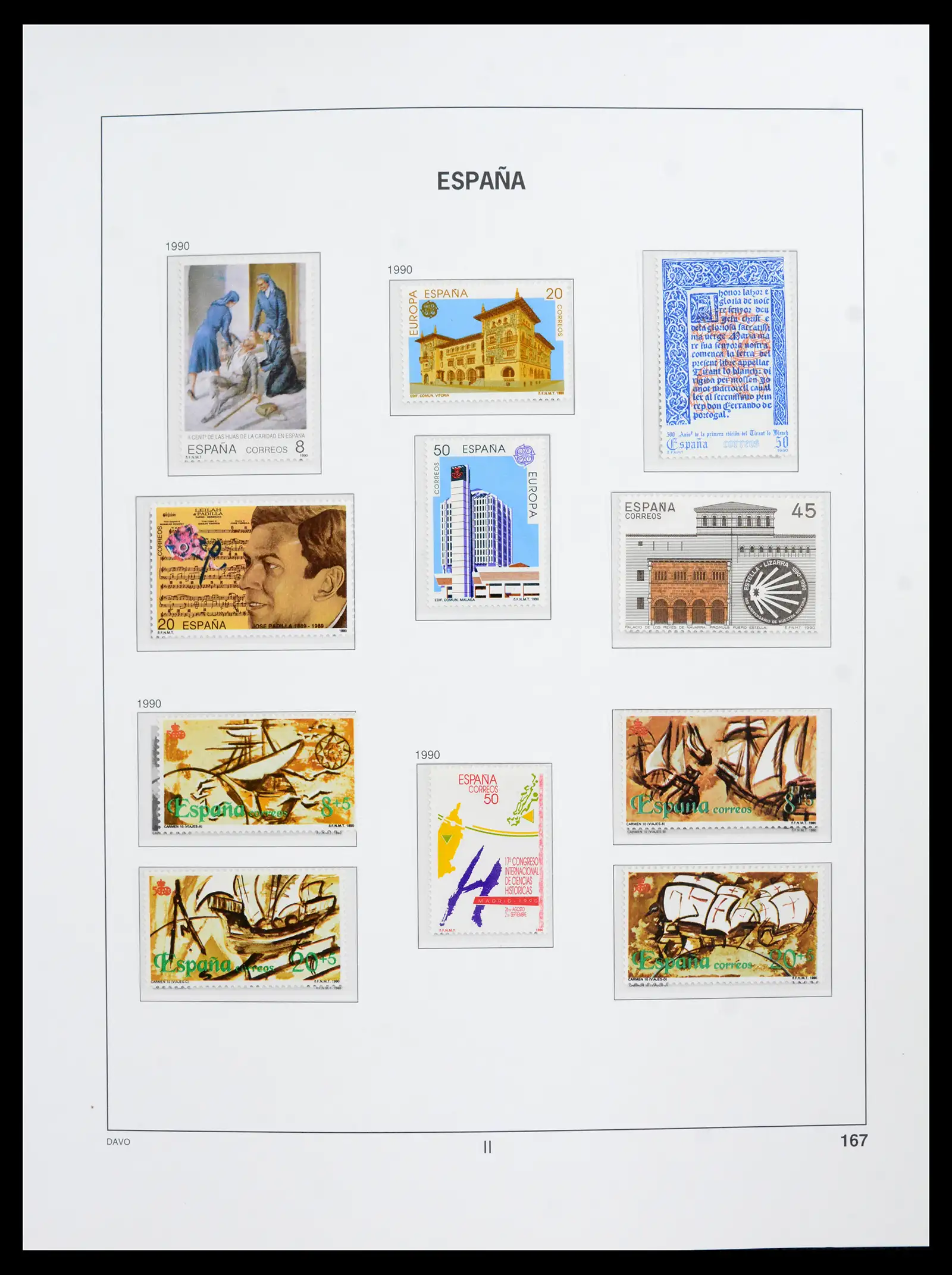 42021 0060 - Postzegelverzameling 42021 Spanje compleet 1981-2003.