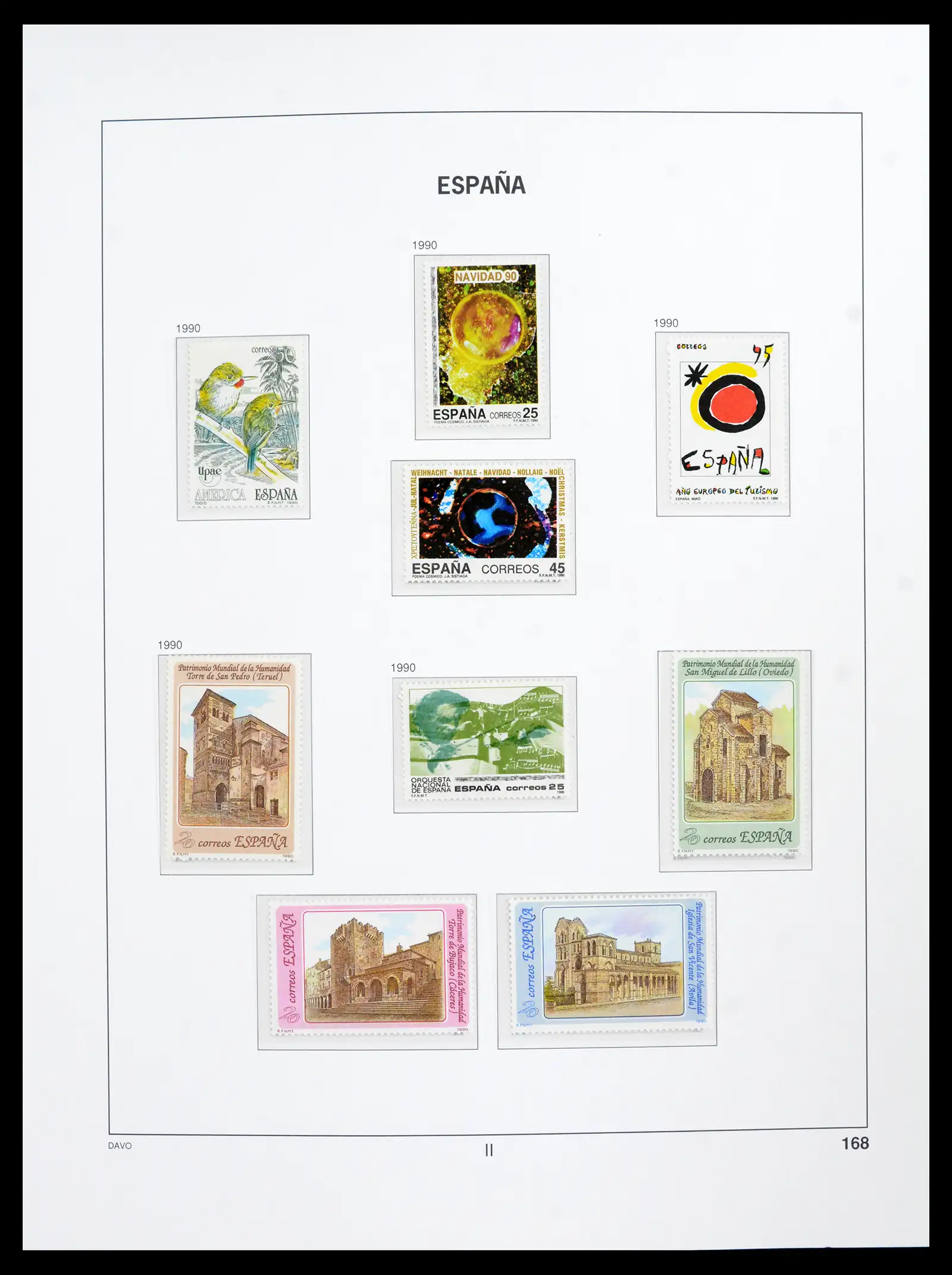 42021 0062 - Postzegelverzameling 42021 Spanje compleet 1981-2003.