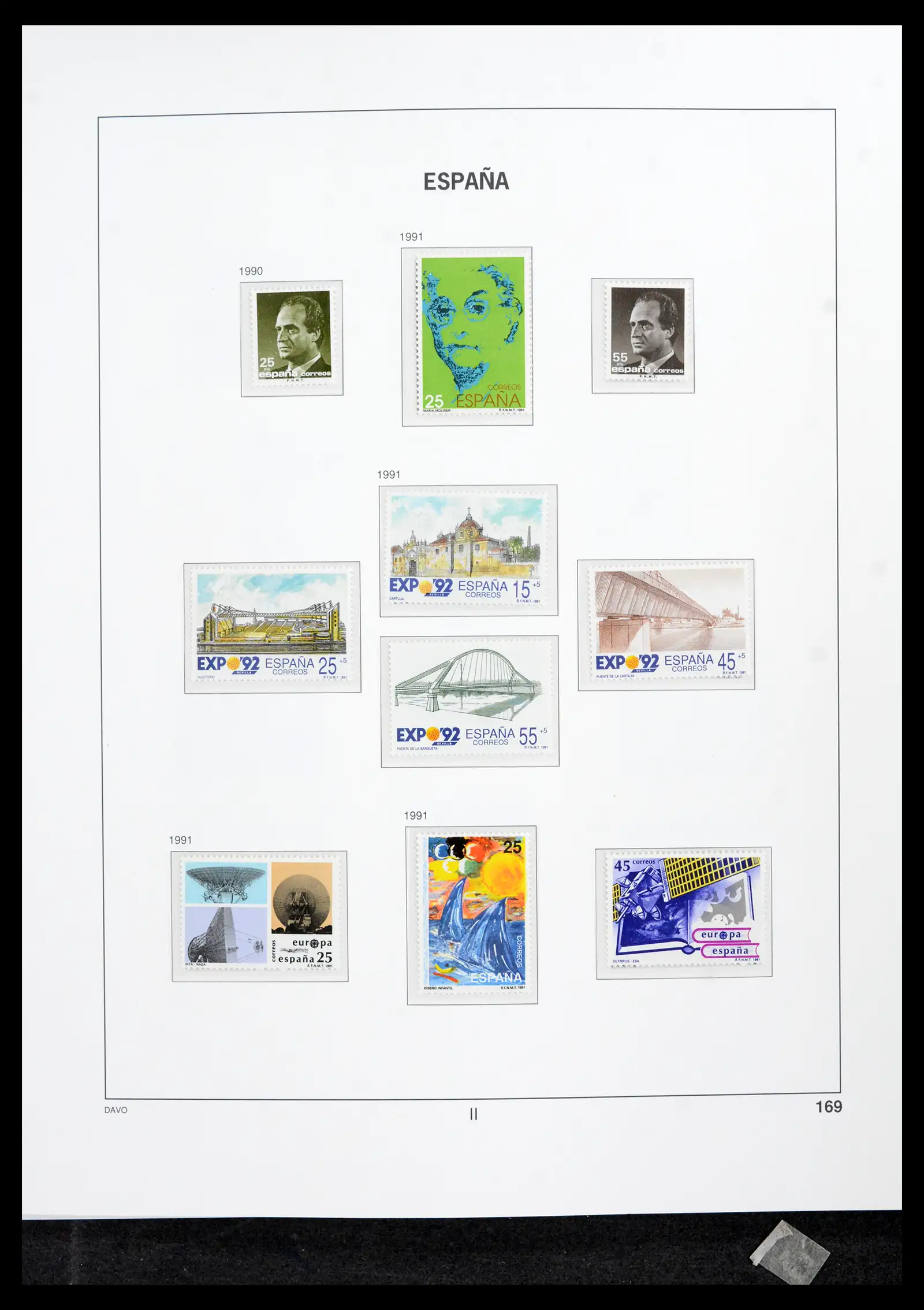 42021 0065 - Postzegelverzameling 42021 Spanje compleet 1981-2003.