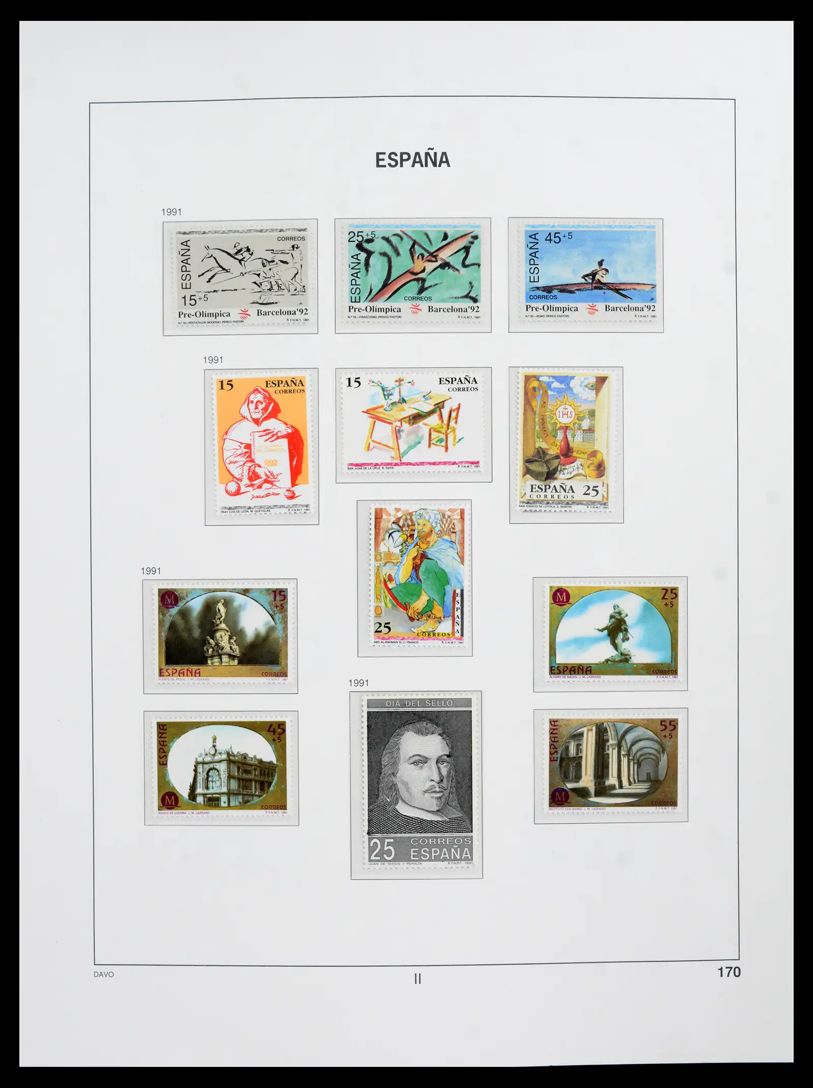 42021 0066 - Postzegelverzameling 42021 Spanje compleet 1981-2003.