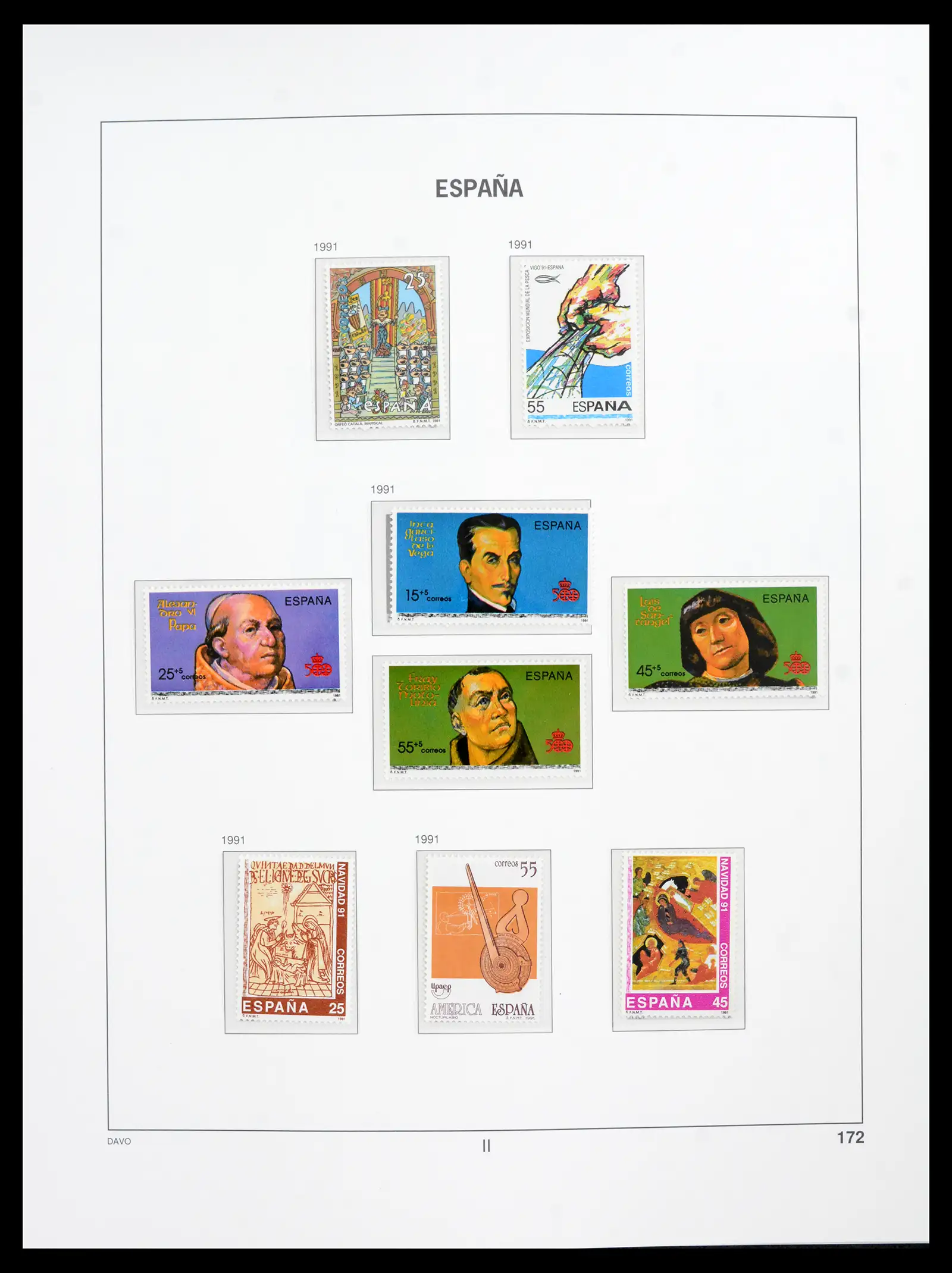 42021 0068 - Postzegelverzameling 42021 Spanje compleet 1981-2003.