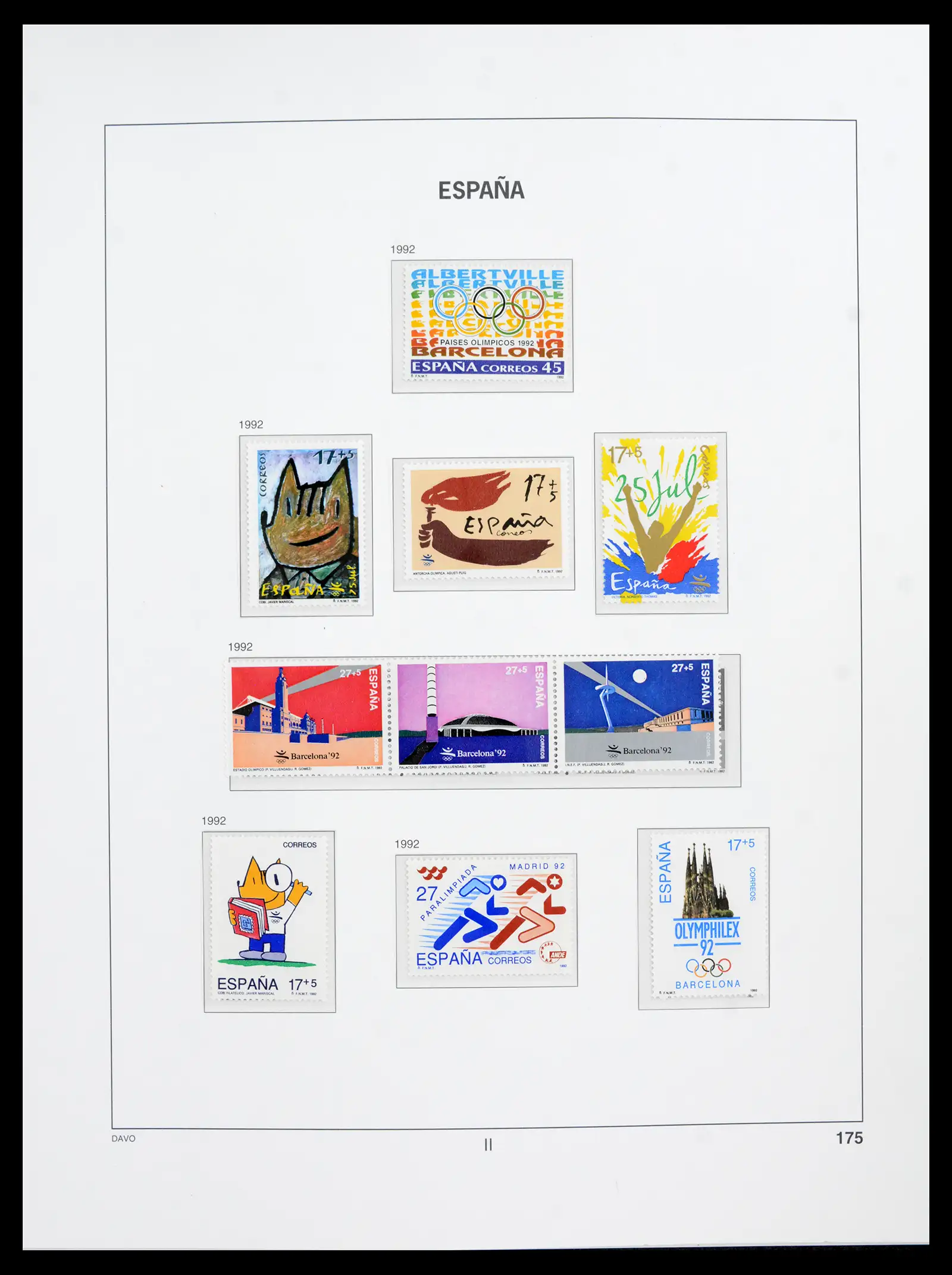 42021 0074 - Postzegelverzameling 42021 Spanje compleet 1981-2003.