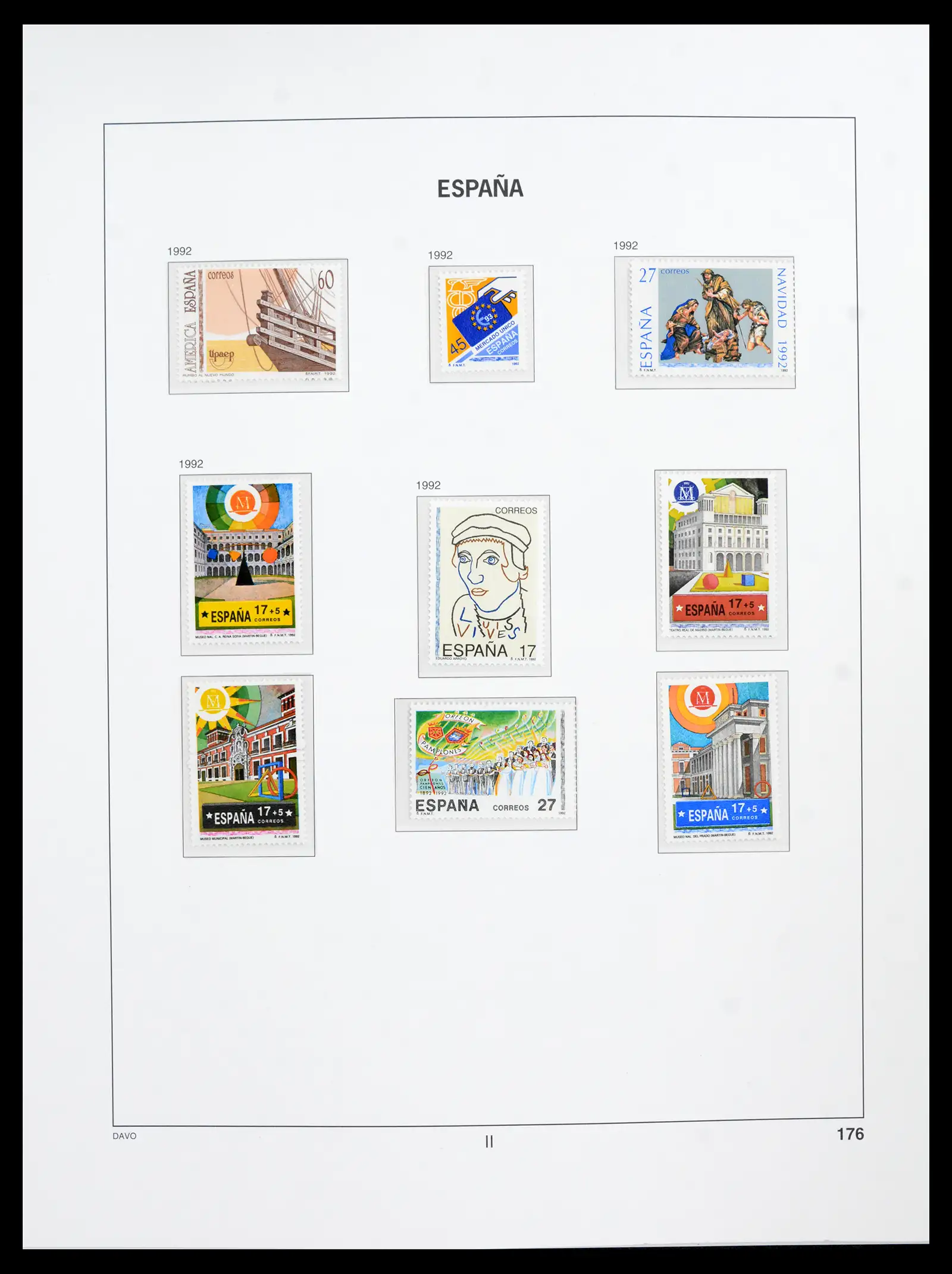 42021 0075 - Postzegelverzameling 42021 Spanje compleet 1981-2003.