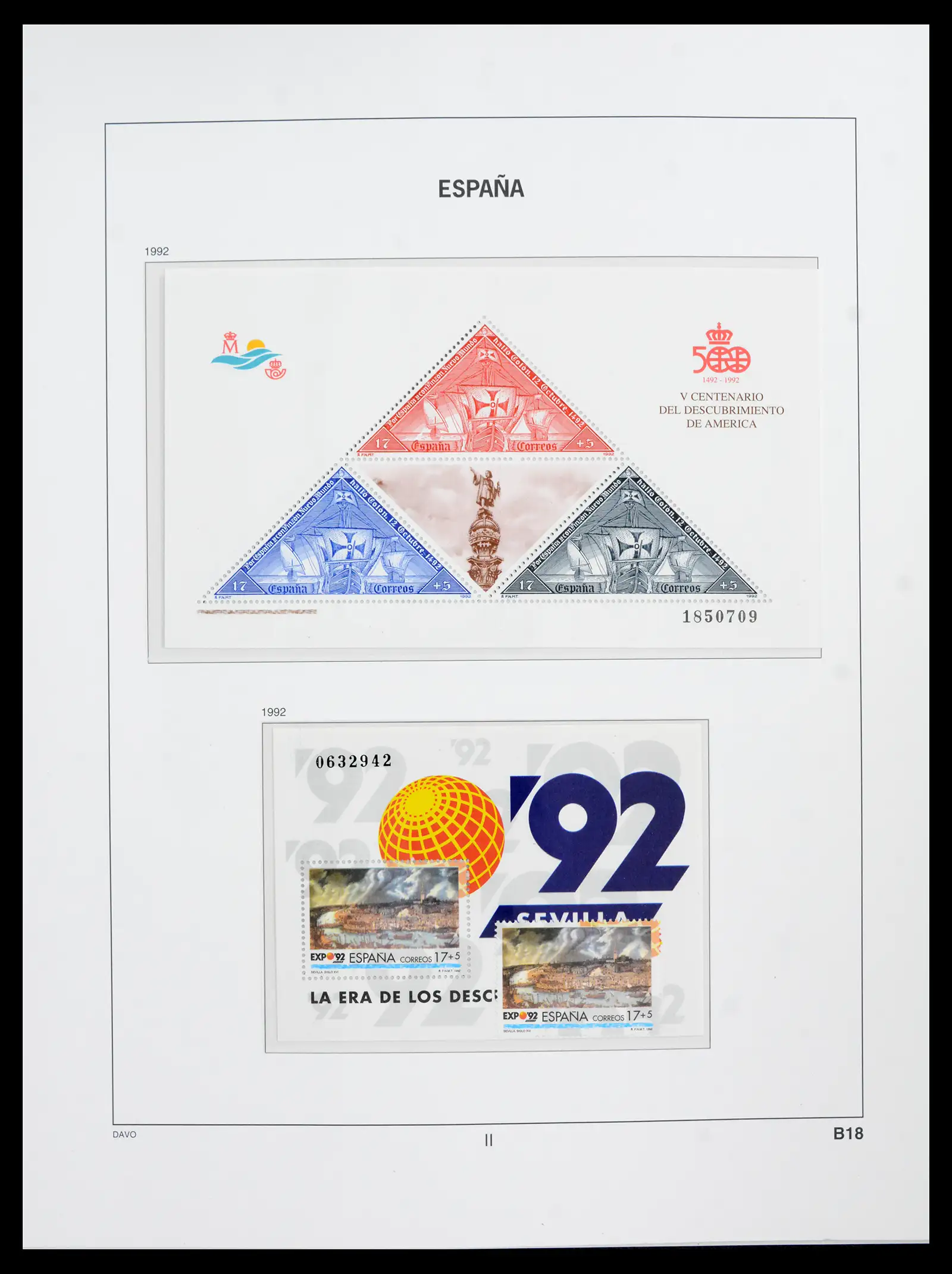 42021 0076 - Postzegelverzameling 42021 Spanje compleet 1981-2003.