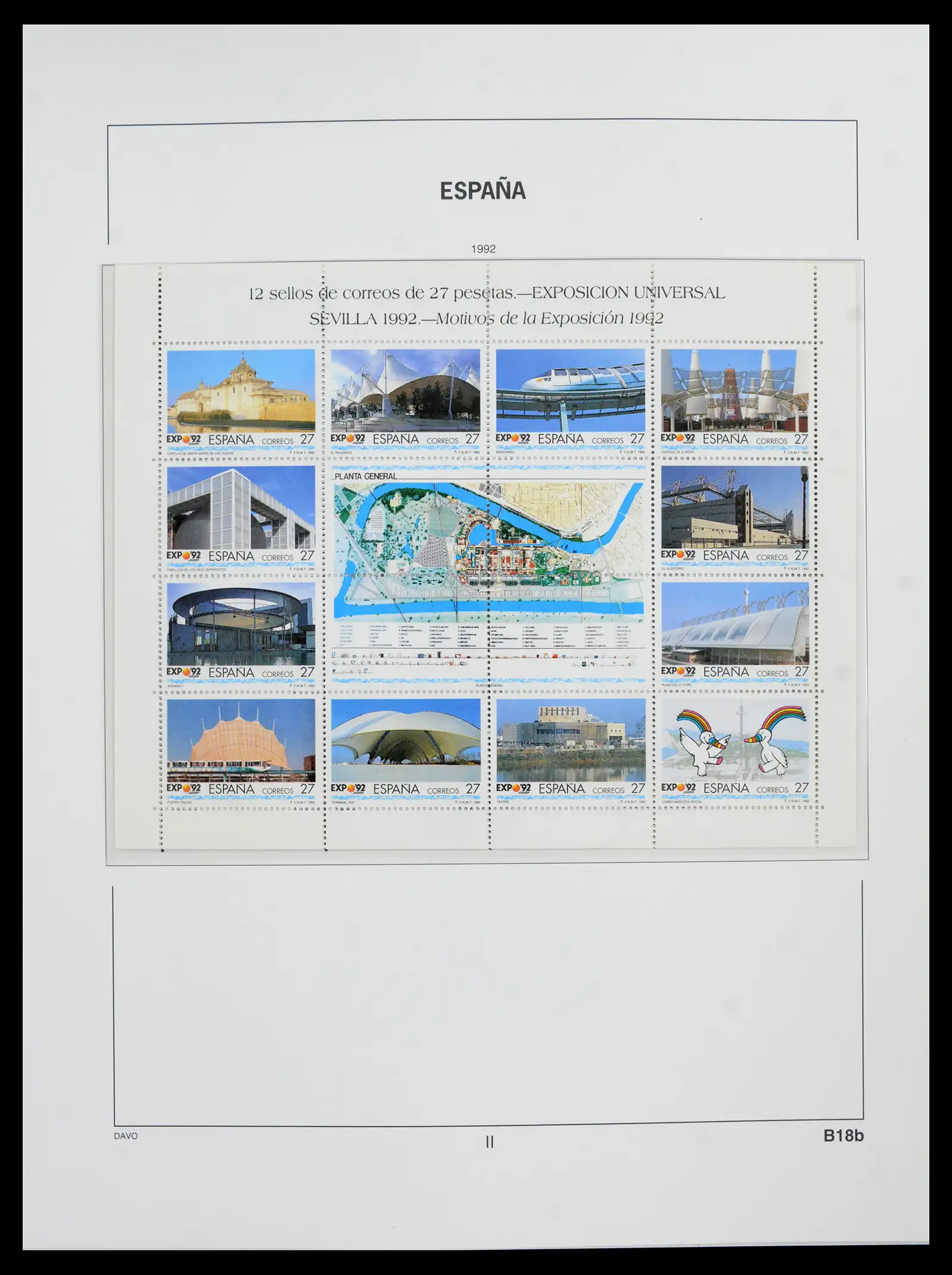 42021 0078 - Postzegelverzameling 42021 Spanje compleet 1981-2003.