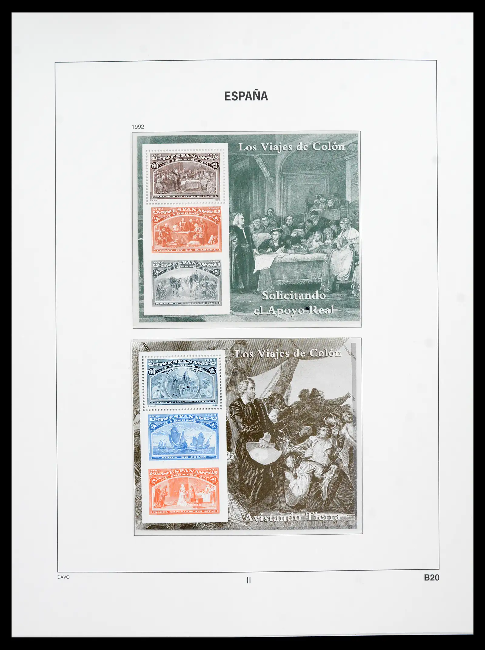 42021 0080 - Postzegelverzameling 42021 Spanje compleet 1981-2003.