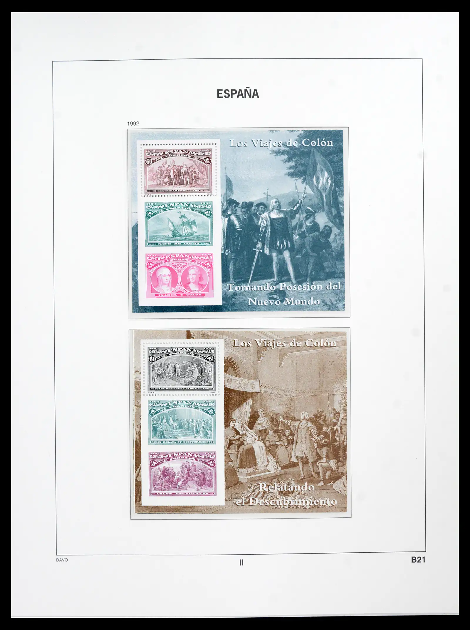 42021 0081 - Postzegelverzameling 42021 Spanje compleet 1981-2003.