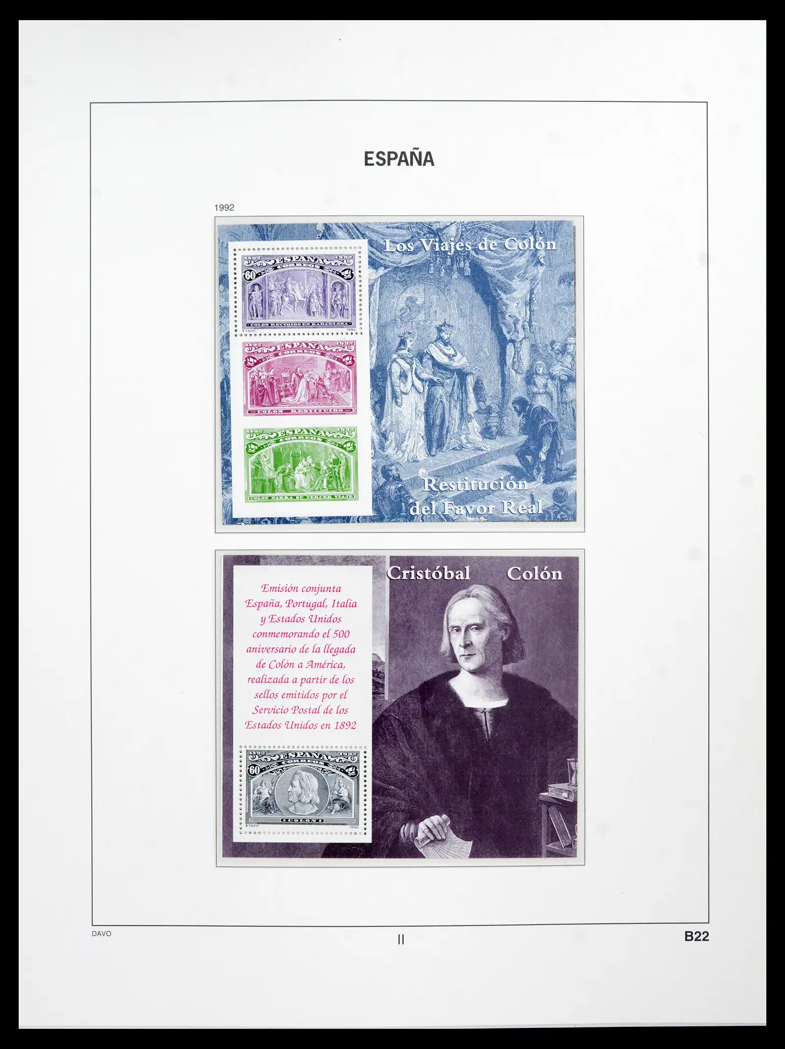 42021 0082 - Postzegelverzameling 42021 Spanje compleet 1981-2003.