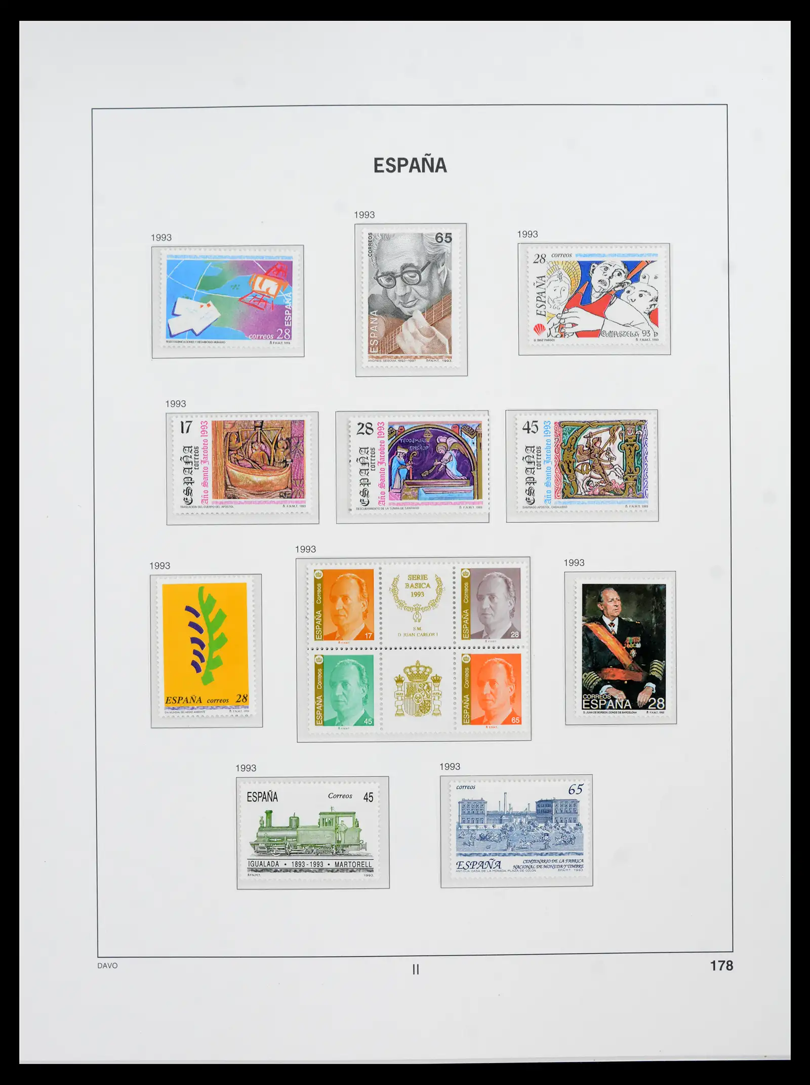 42021 0085 - Postzegelverzameling 42021 Spanje compleet 1981-2003.