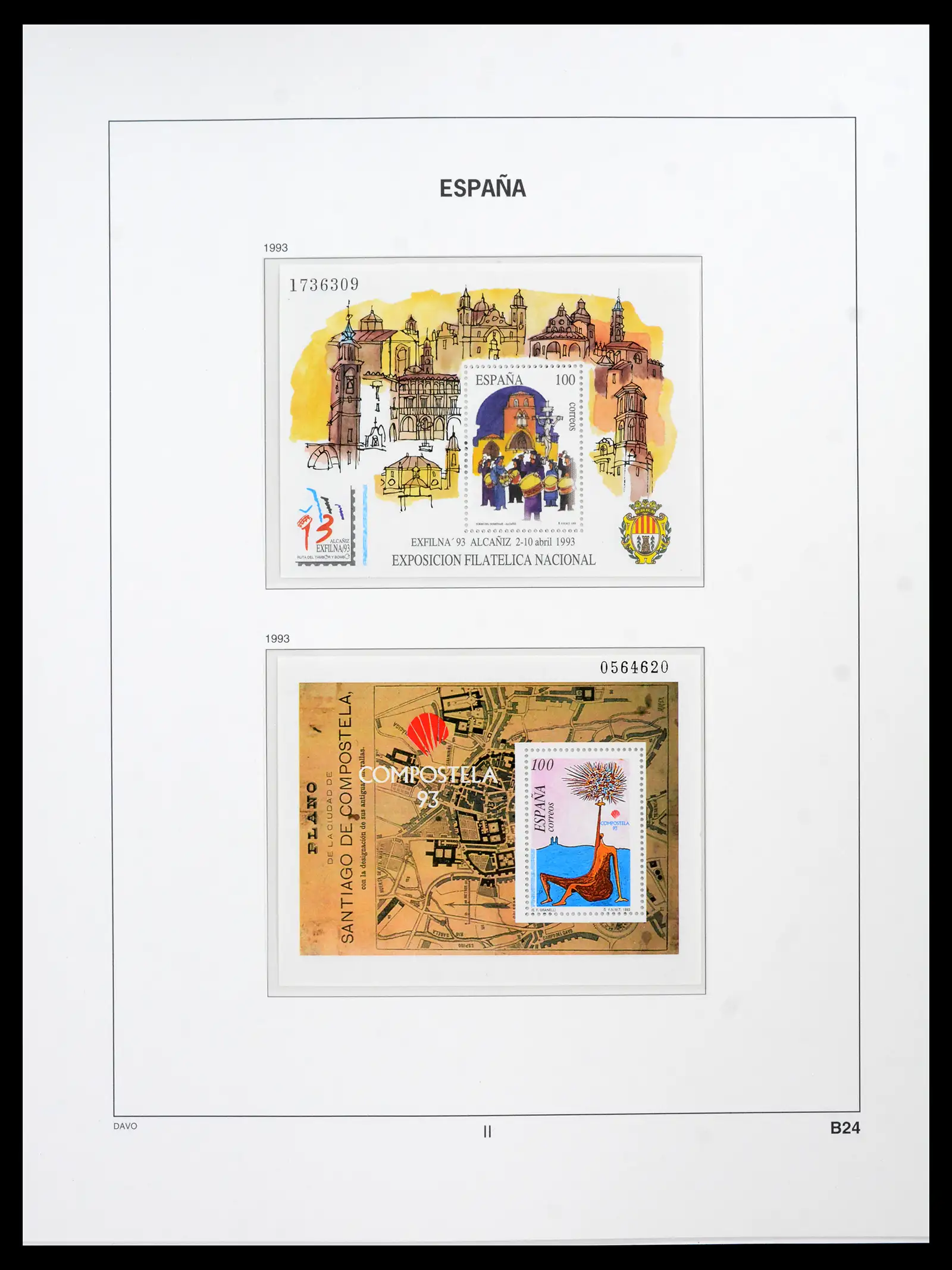 42021 0087 - Postzegelverzameling 42021 Spanje compleet 1981-2003.