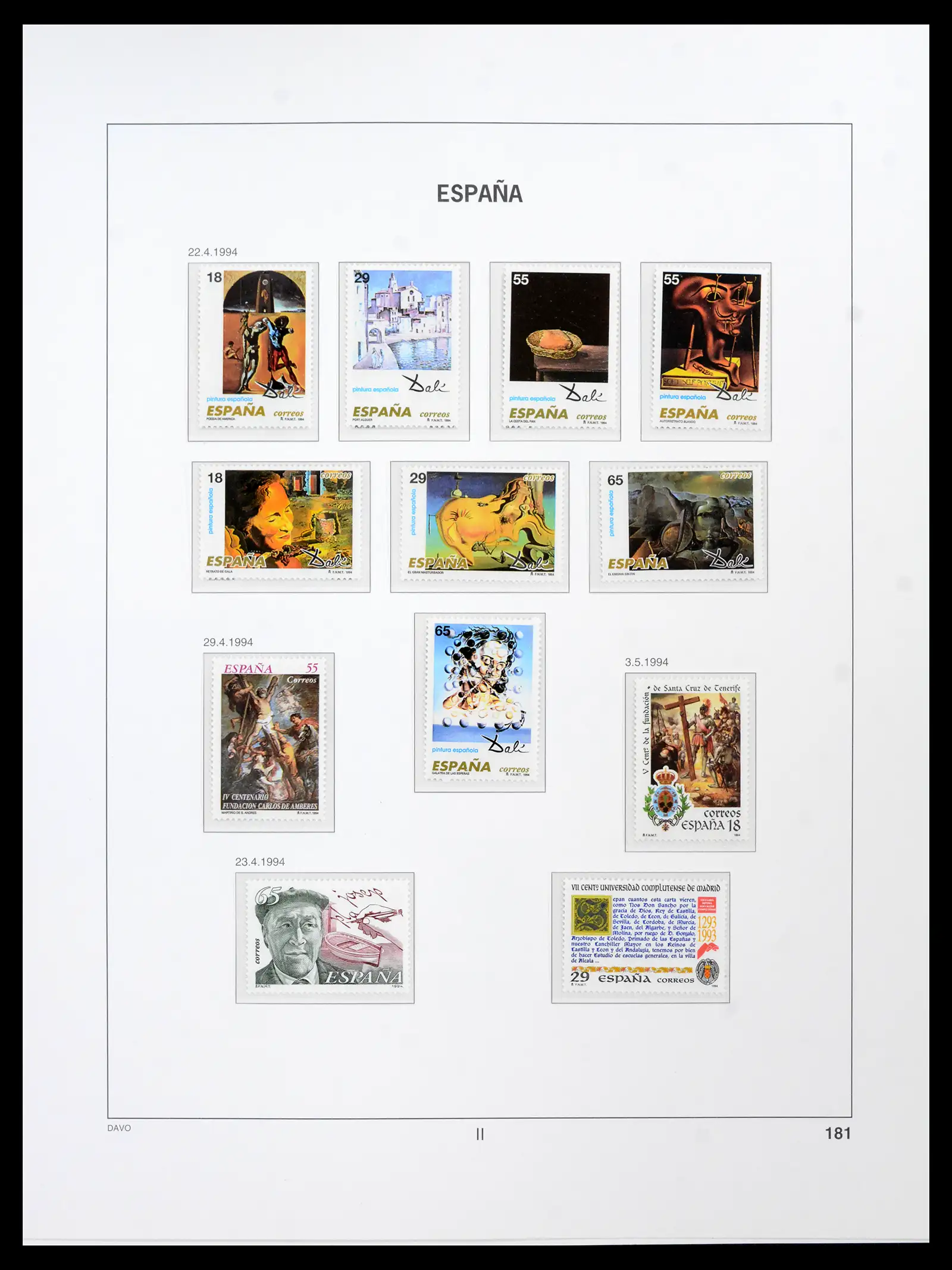 42021 0090 - Postzegelverzameling 42021 Spanje compleet 1981-2003.