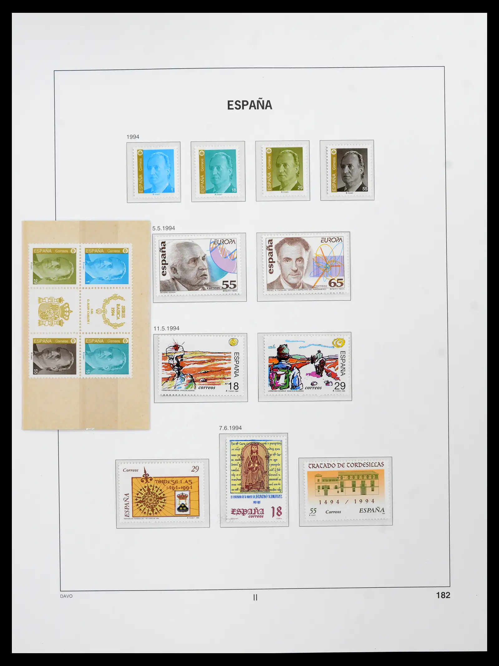 42021 0091 - Postzegelverzameling 42021 Spanje compleet 1981-2003.