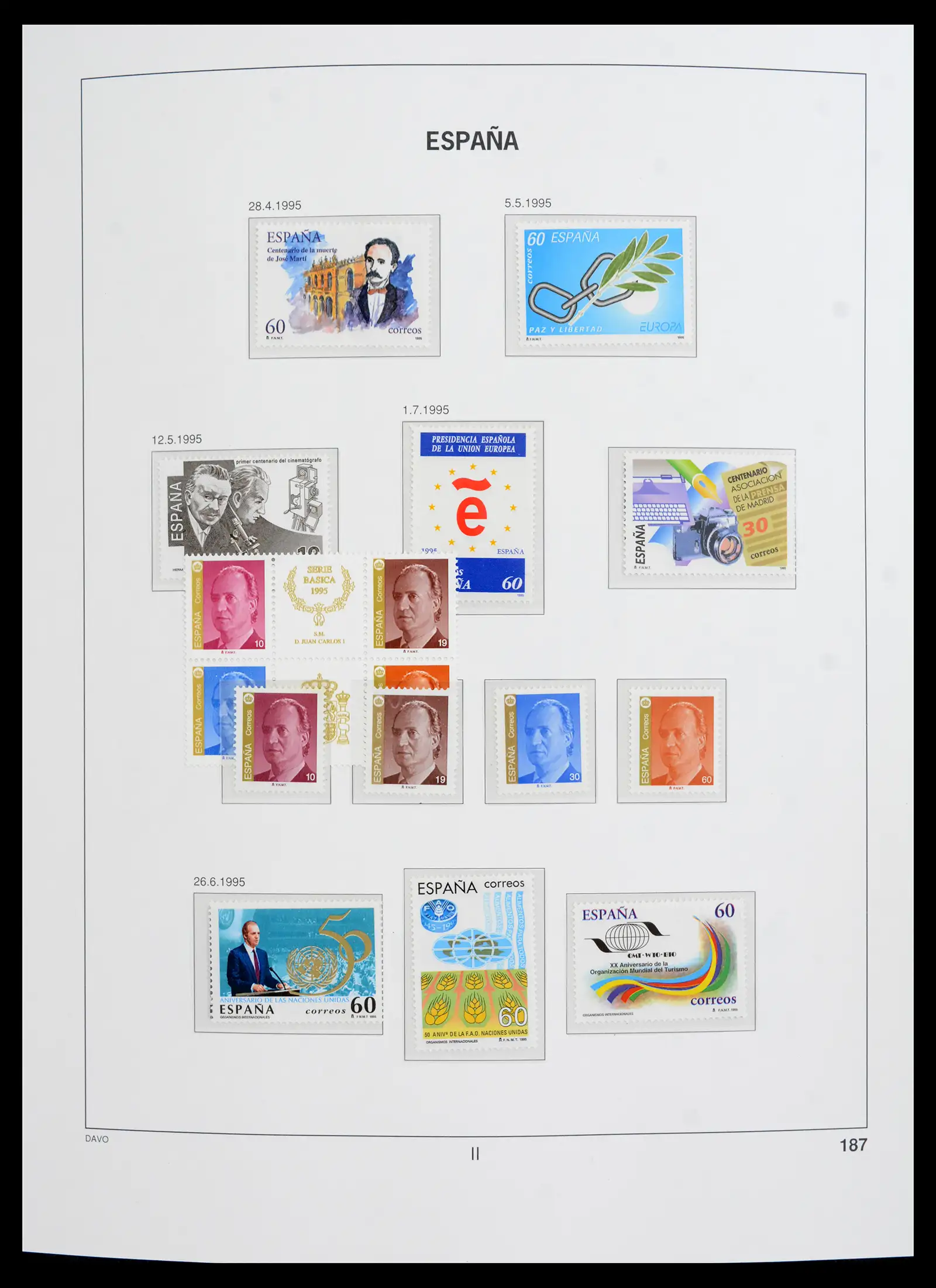 42021 0096 - Postzegelverzameling 42021 Spanje compleet 1981-2003.