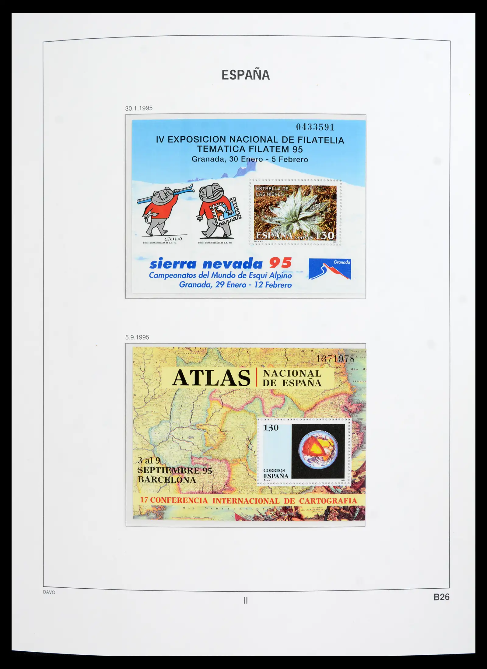 42021 0099 - Postzegelverzameling 42021 Spanje compleet 1981-2003.