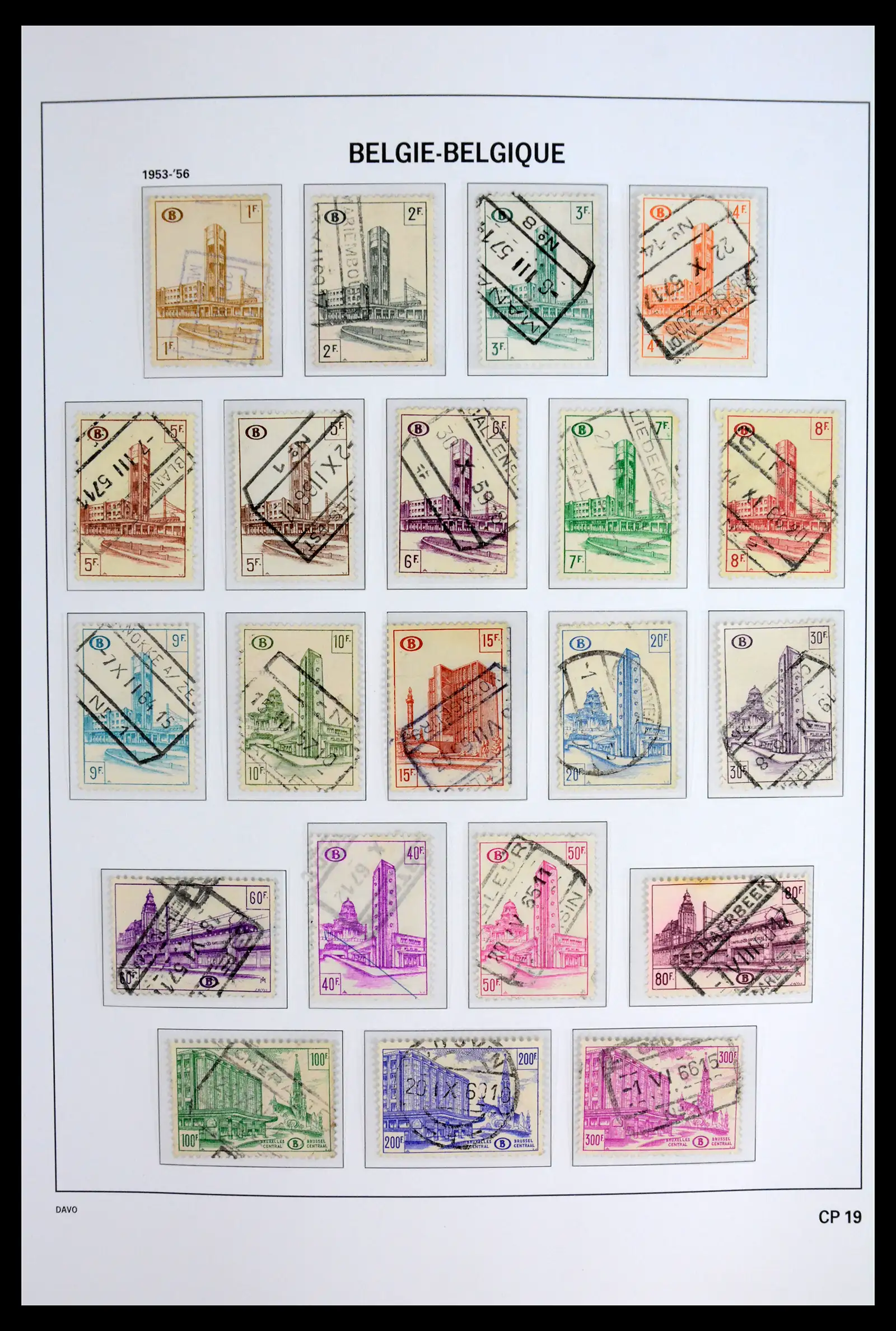 42022 0018 - Postzegelverzameling 42022 België spoorwegzegels 1879-2001.