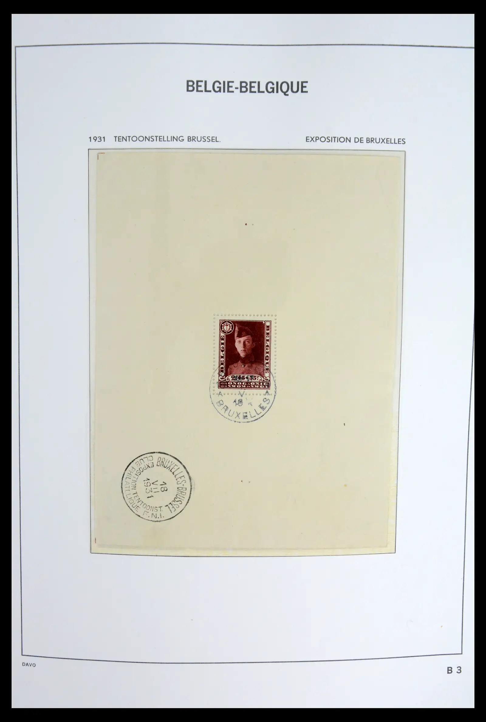 42023 0003 - Postzegelverzameling 42023 België blokken compleet 1924-2007.