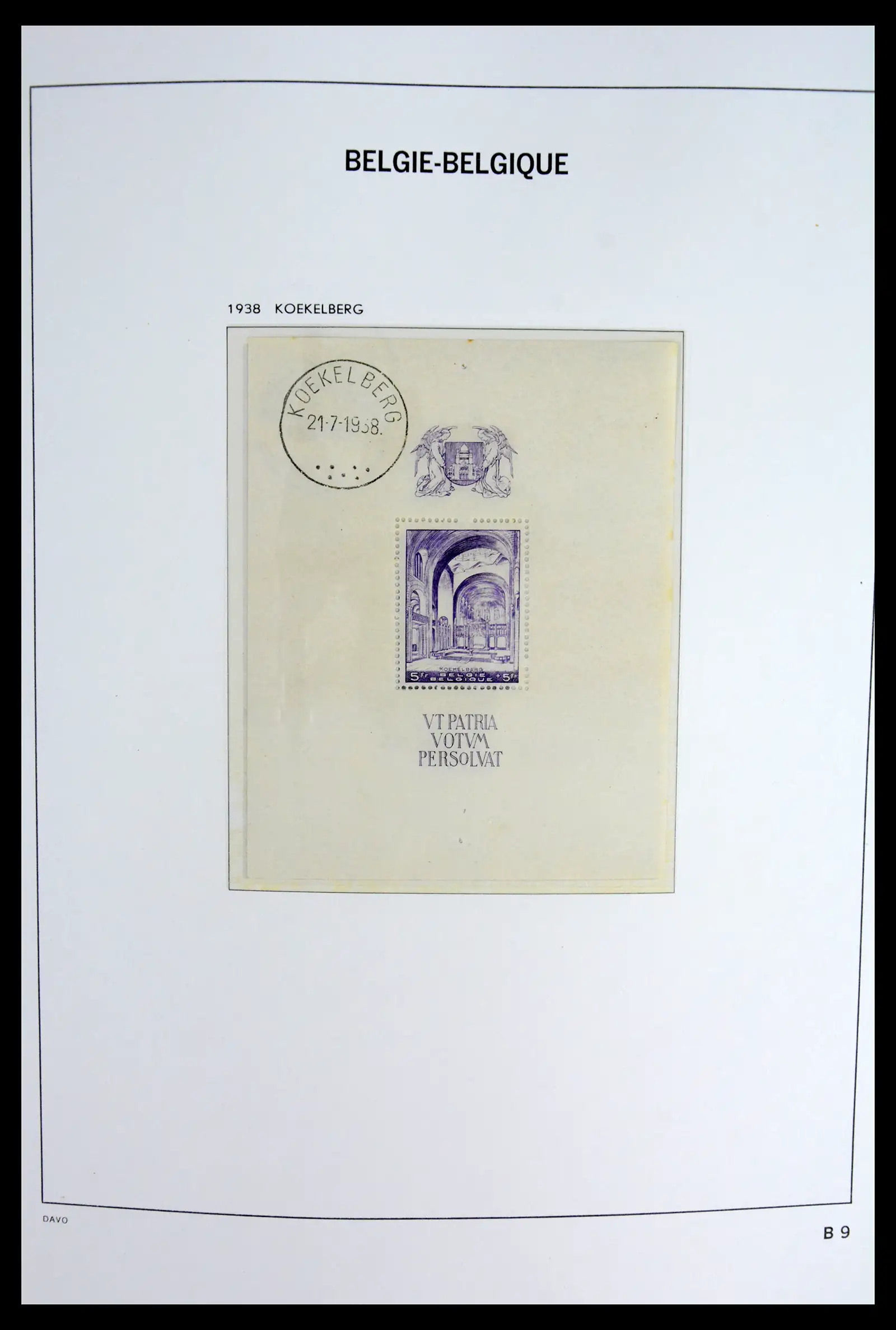 42023 0009 - Postzegelverzameling 42023 België blokken compleet 1924-2007.