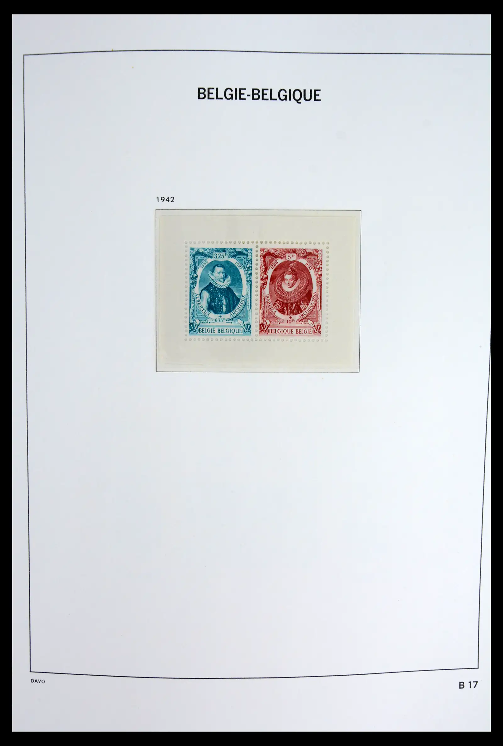 42023 0023 - Postzegelverzameling 42023 België blokken compleet 1924-2007.