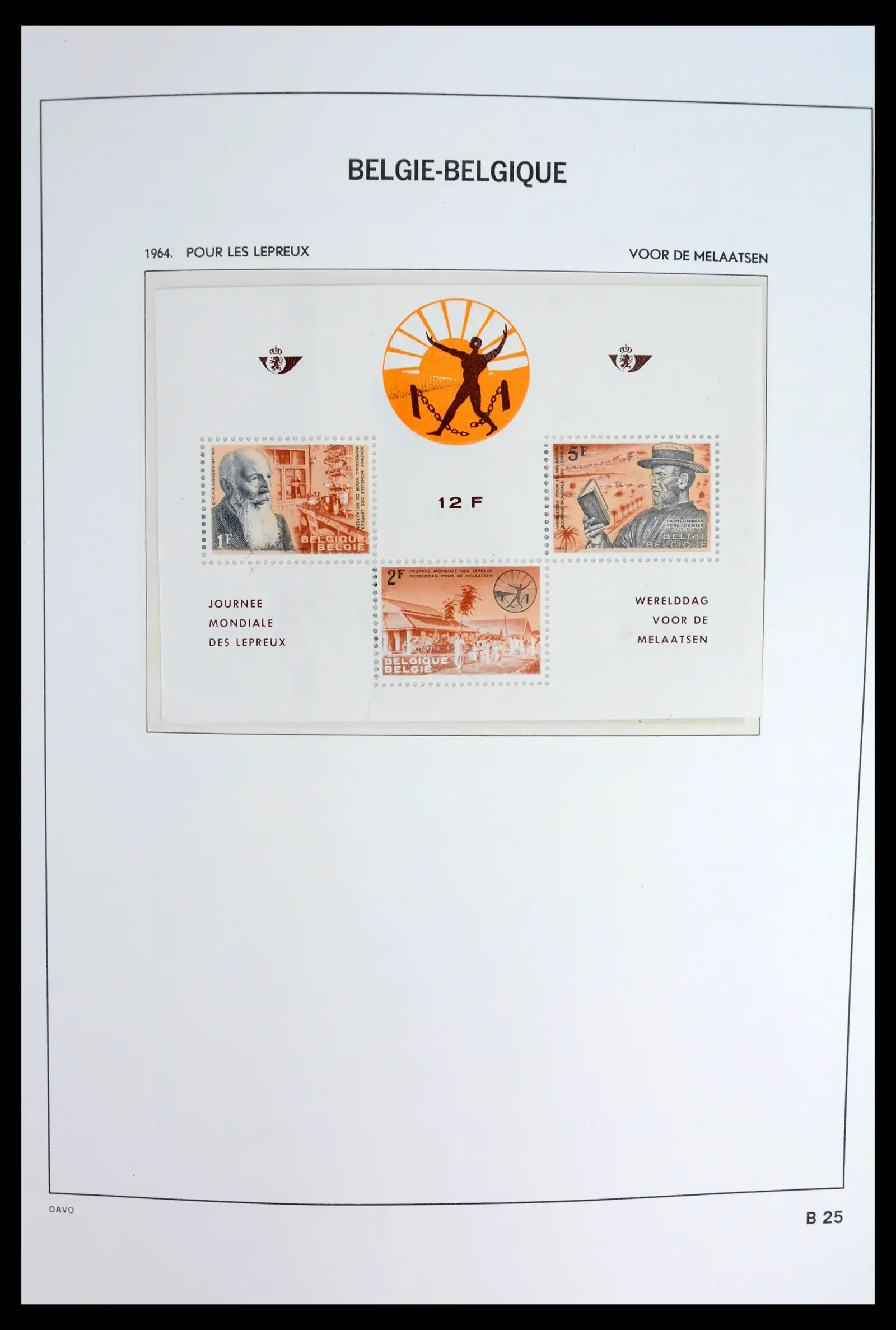 42023 0032 - Postzegelverzameling 42023 België blokken compleet 1924-2007.