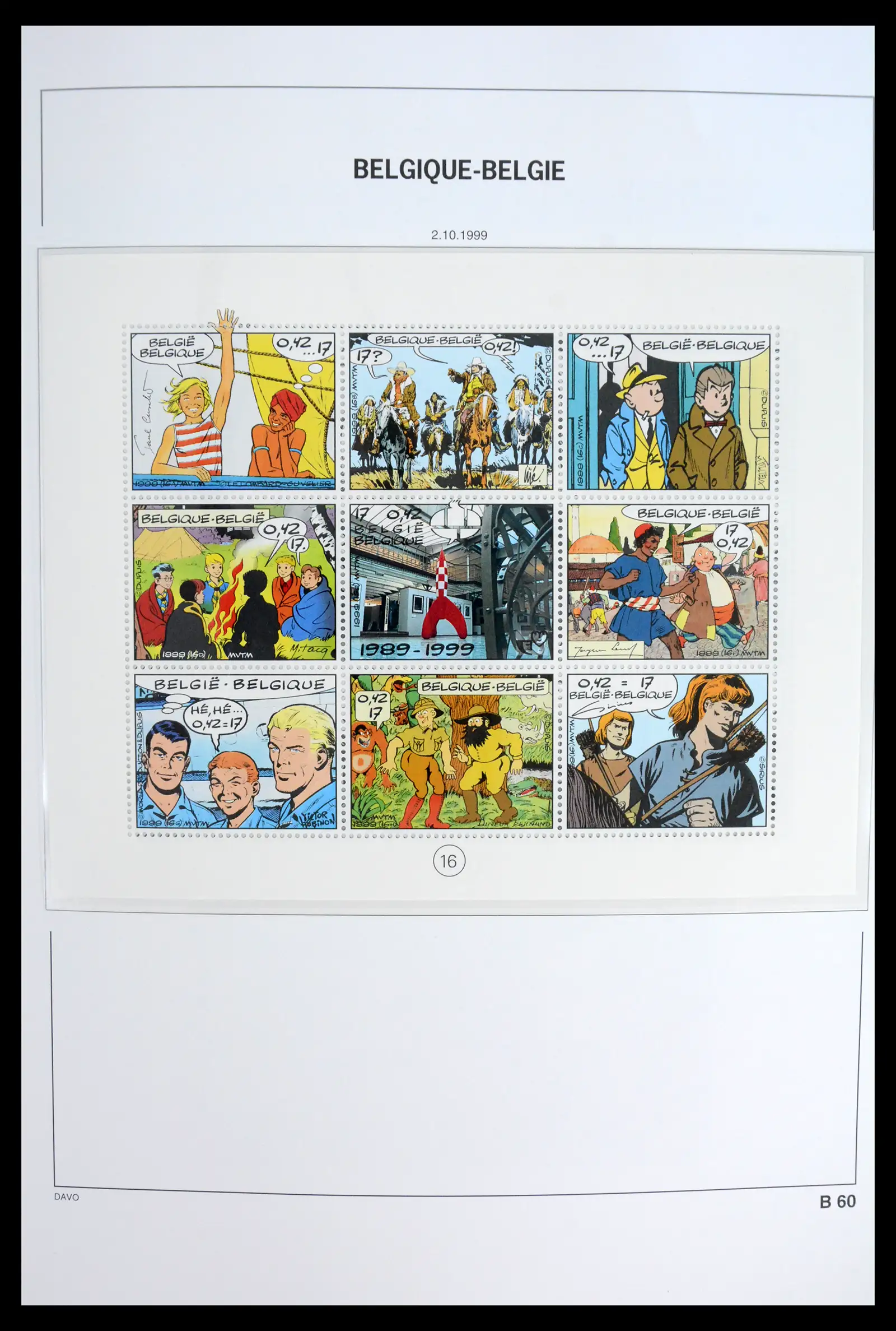 42023 0067 - Postzegelverzameling 42023 België blokken compleet 1924-2007.