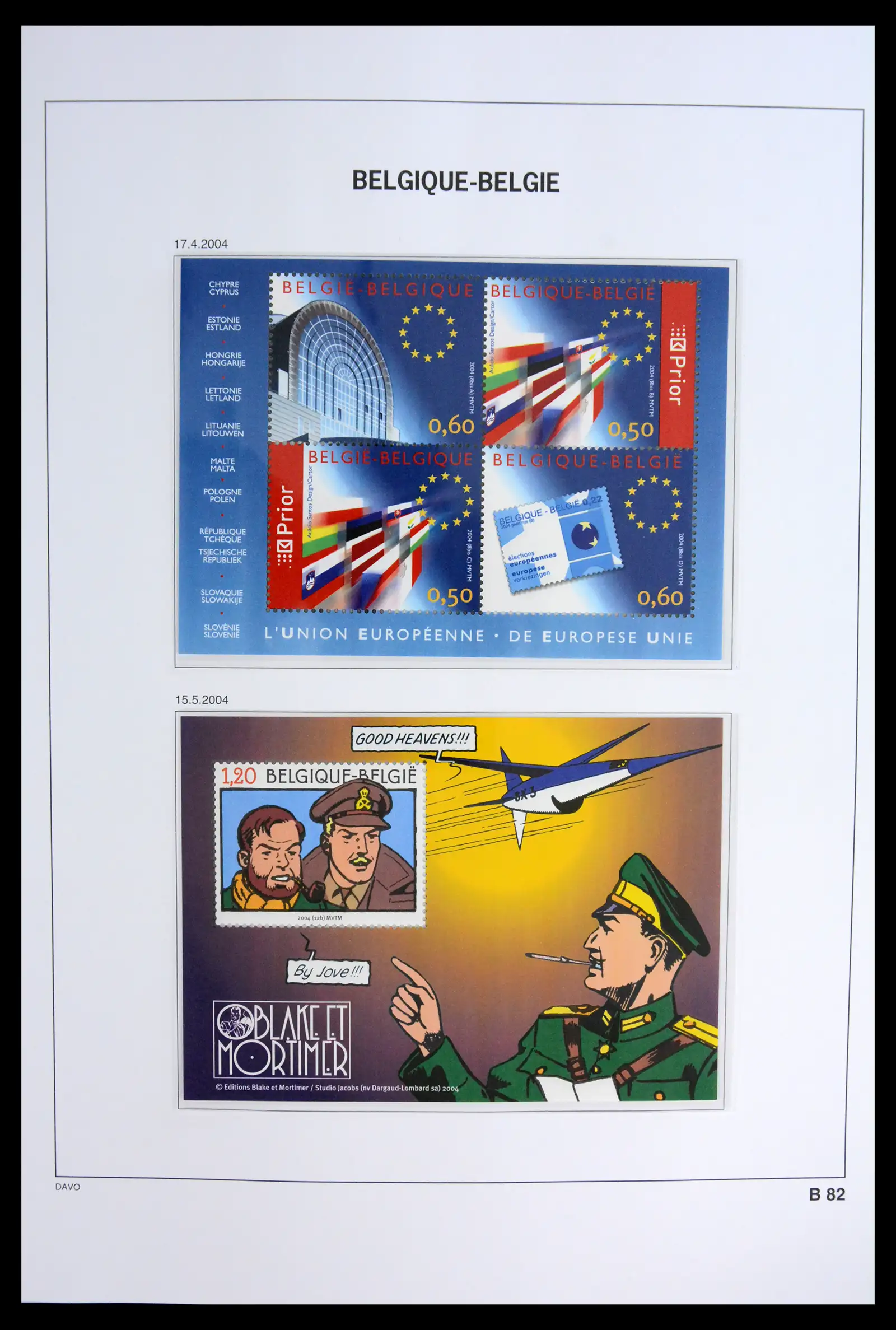 42023 0089 - Postzegelverzameling 42023 België blokken compleet 1924-2007.