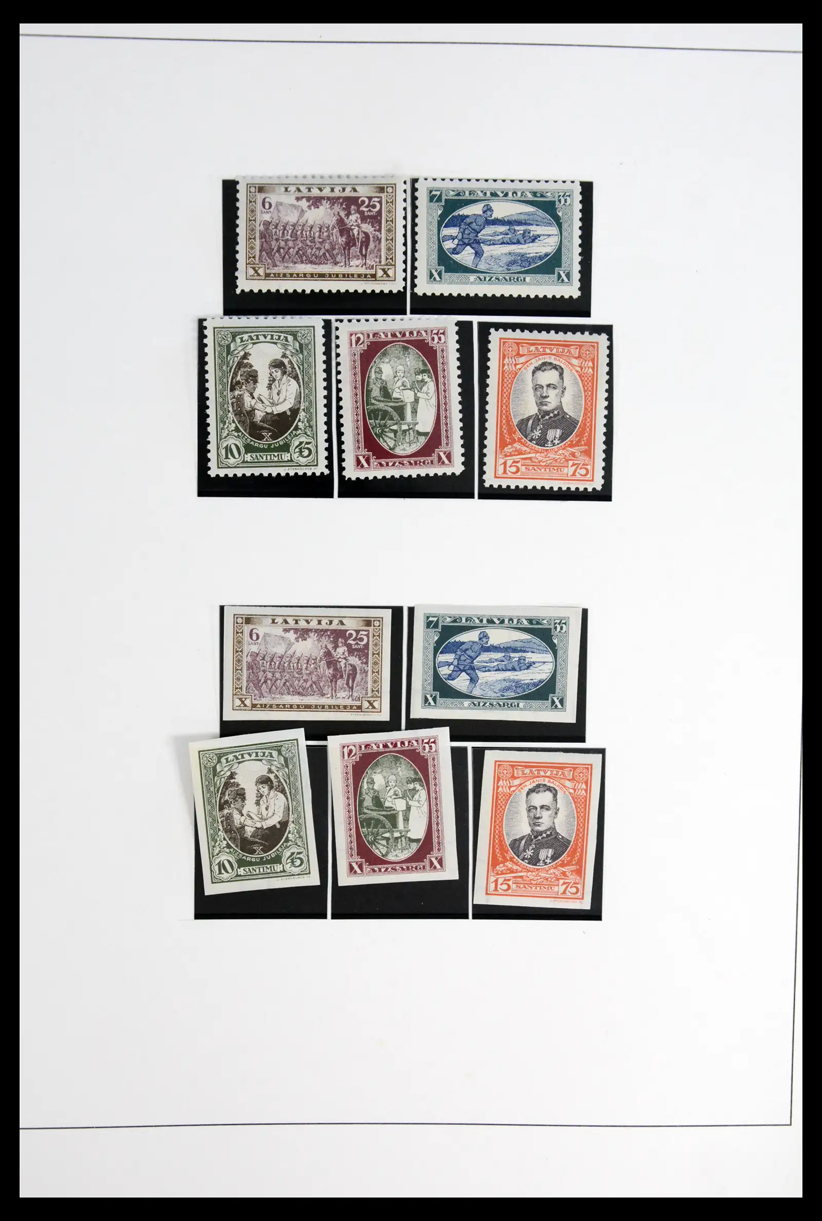 42024 0086 - Postzegelverzameling 42024 Letland 1918-2007.