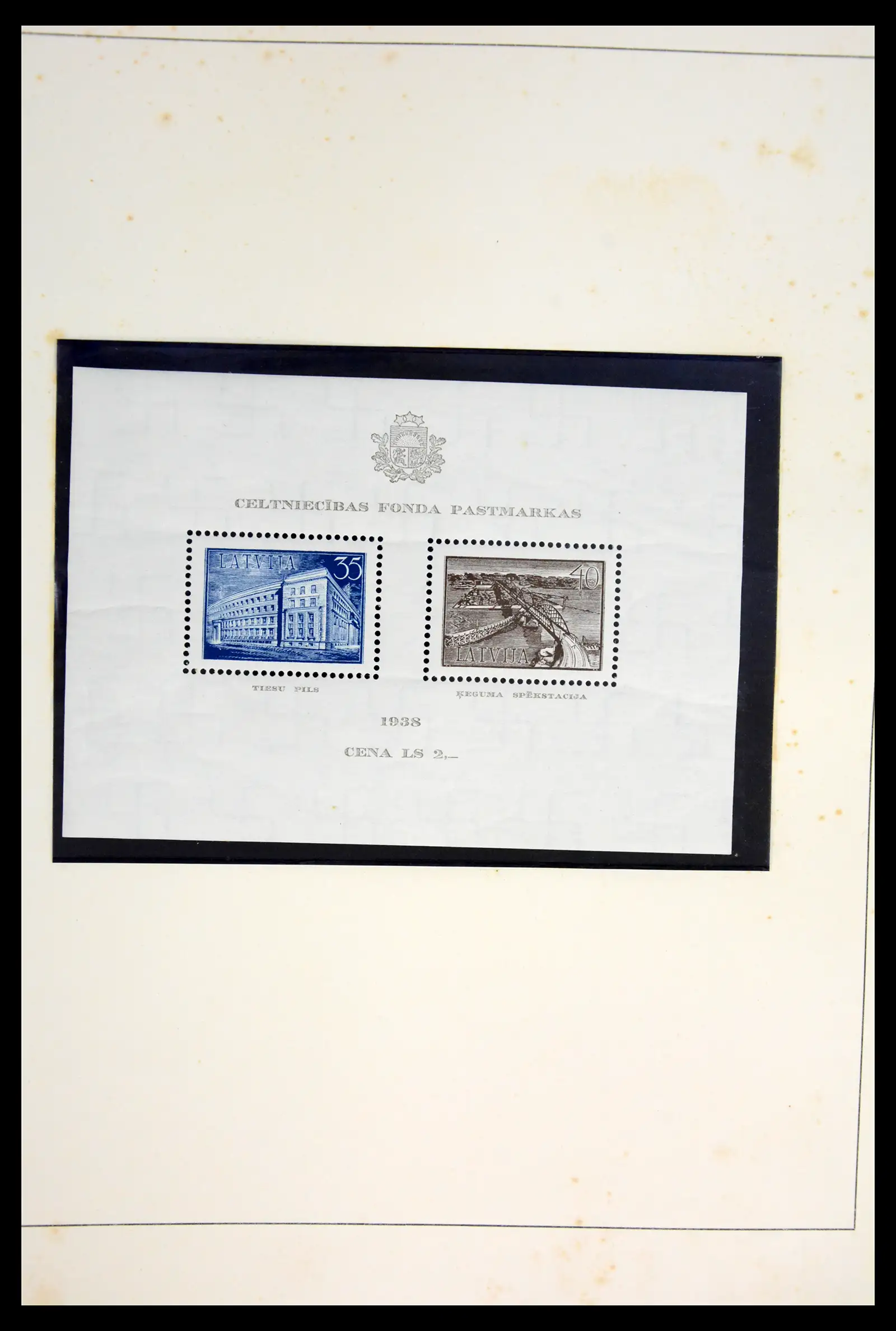 42024 0089 - Postzegelverzameling 42024 Letland 1918-2007.