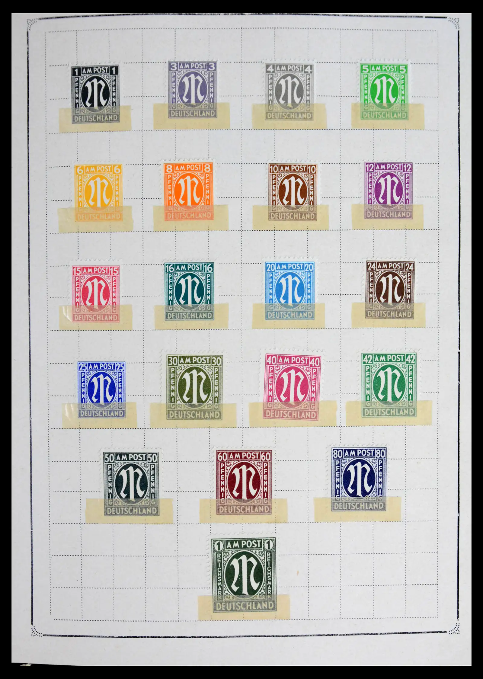 42025 0003 - Postzegelverzameling 42025 Duitsland 1945-1953.
