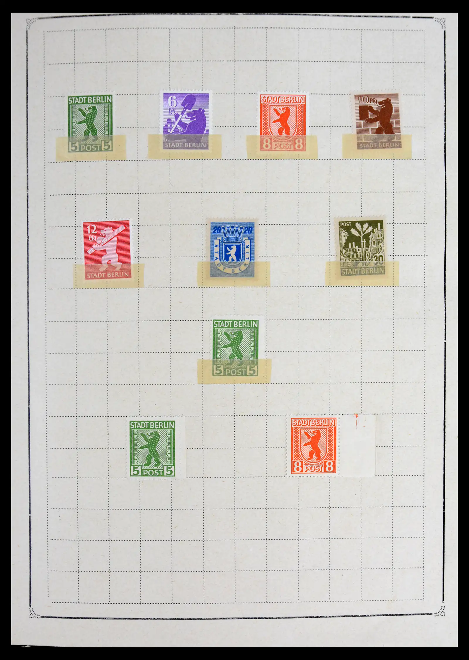 42025 0008 - Postzegelverzameling 42025 Duitsland 1945-1953.