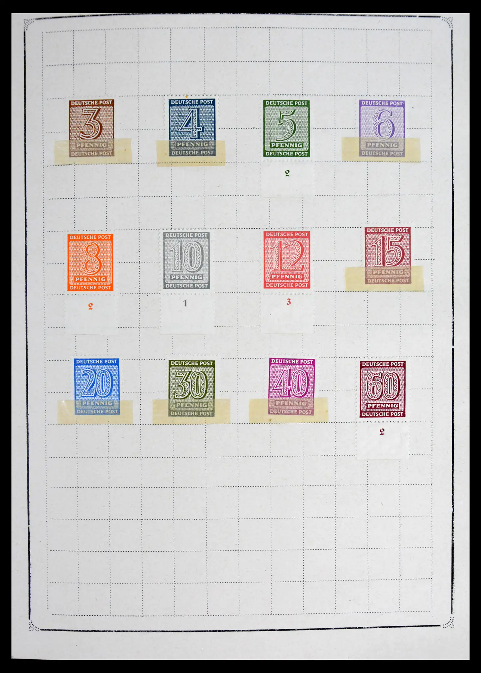 42025 0014 - Postzegelverzameling 42025 Duitsland 1945-1953.