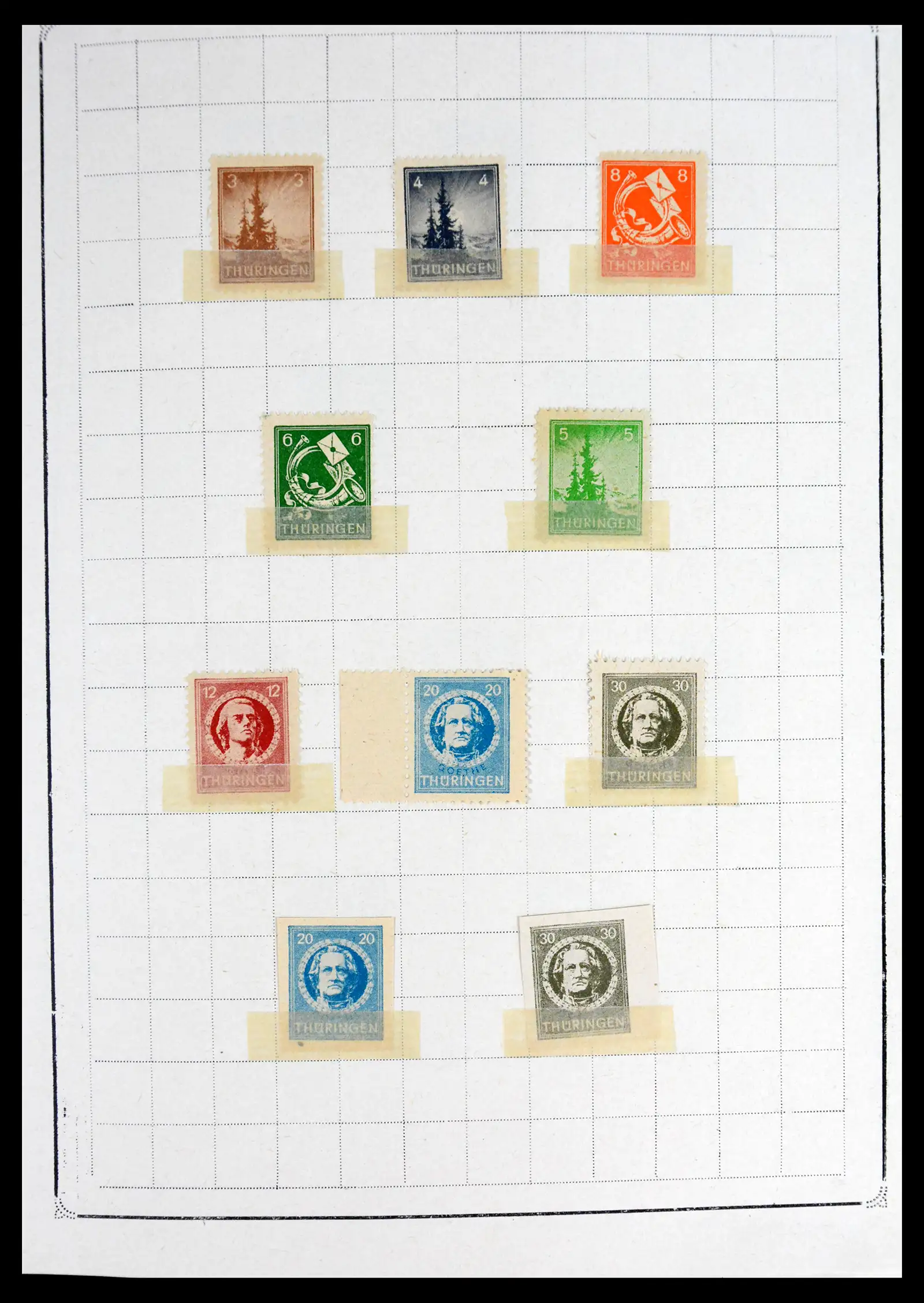 42025 0025 - Postzegelverzameling 42025 Duitsland 1945-1953.
