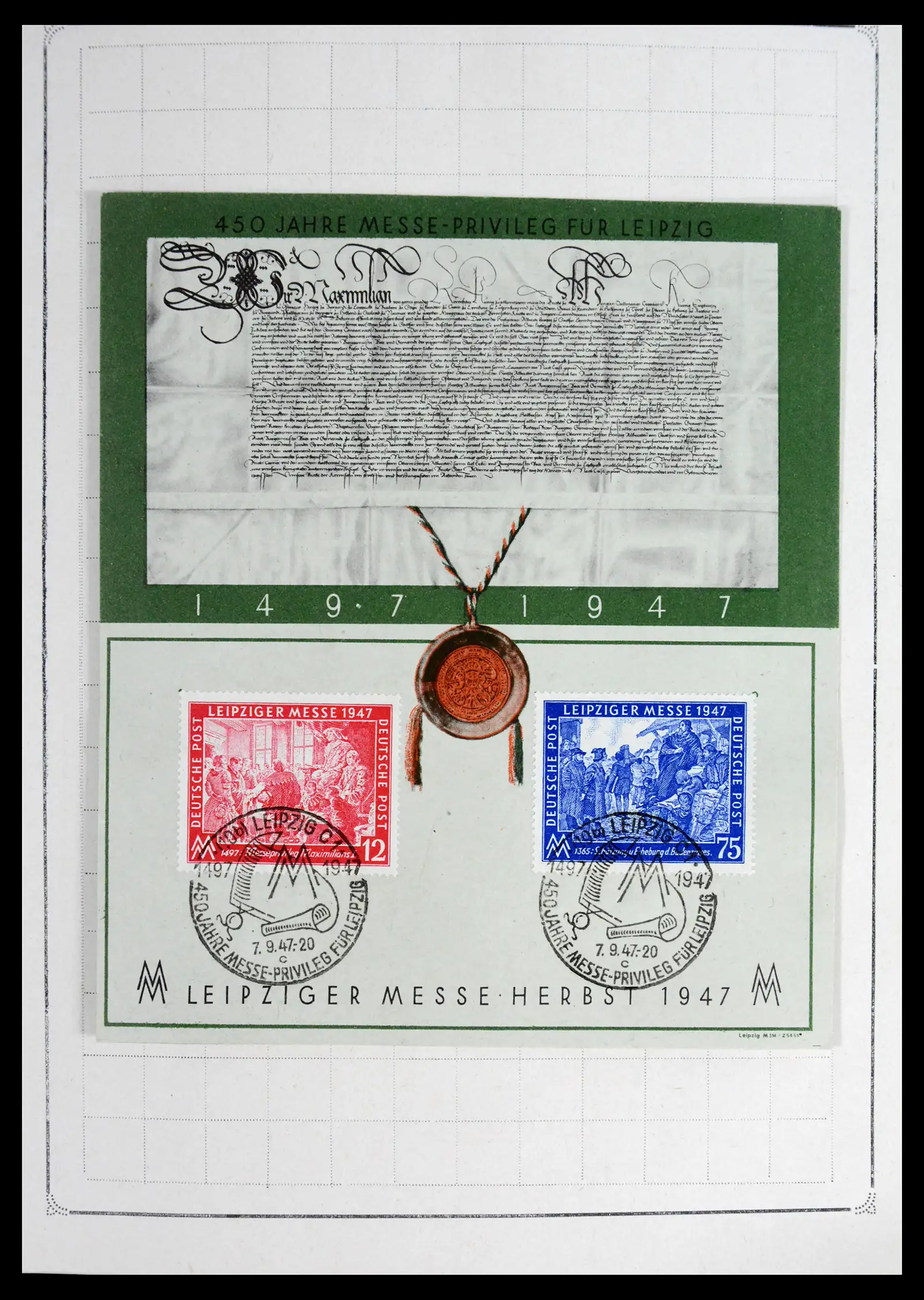 42025 0045 - Postzegelverzameling 42025 Duitsland 1945-1953.