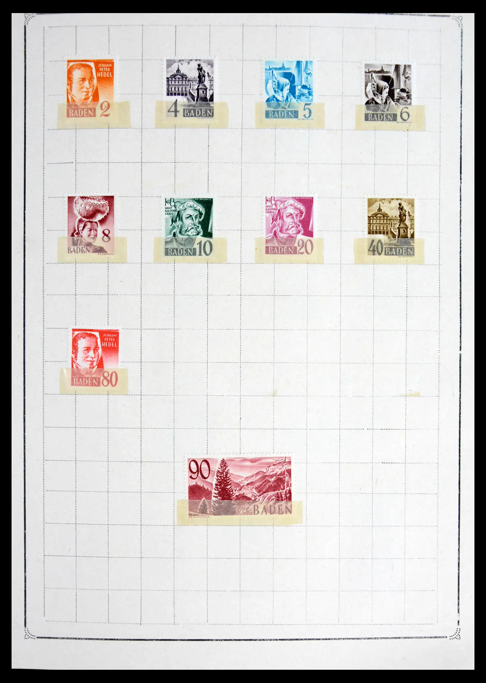 42025 0049 - Postzegelverzameling 42025 Duitsland 1945-1953.