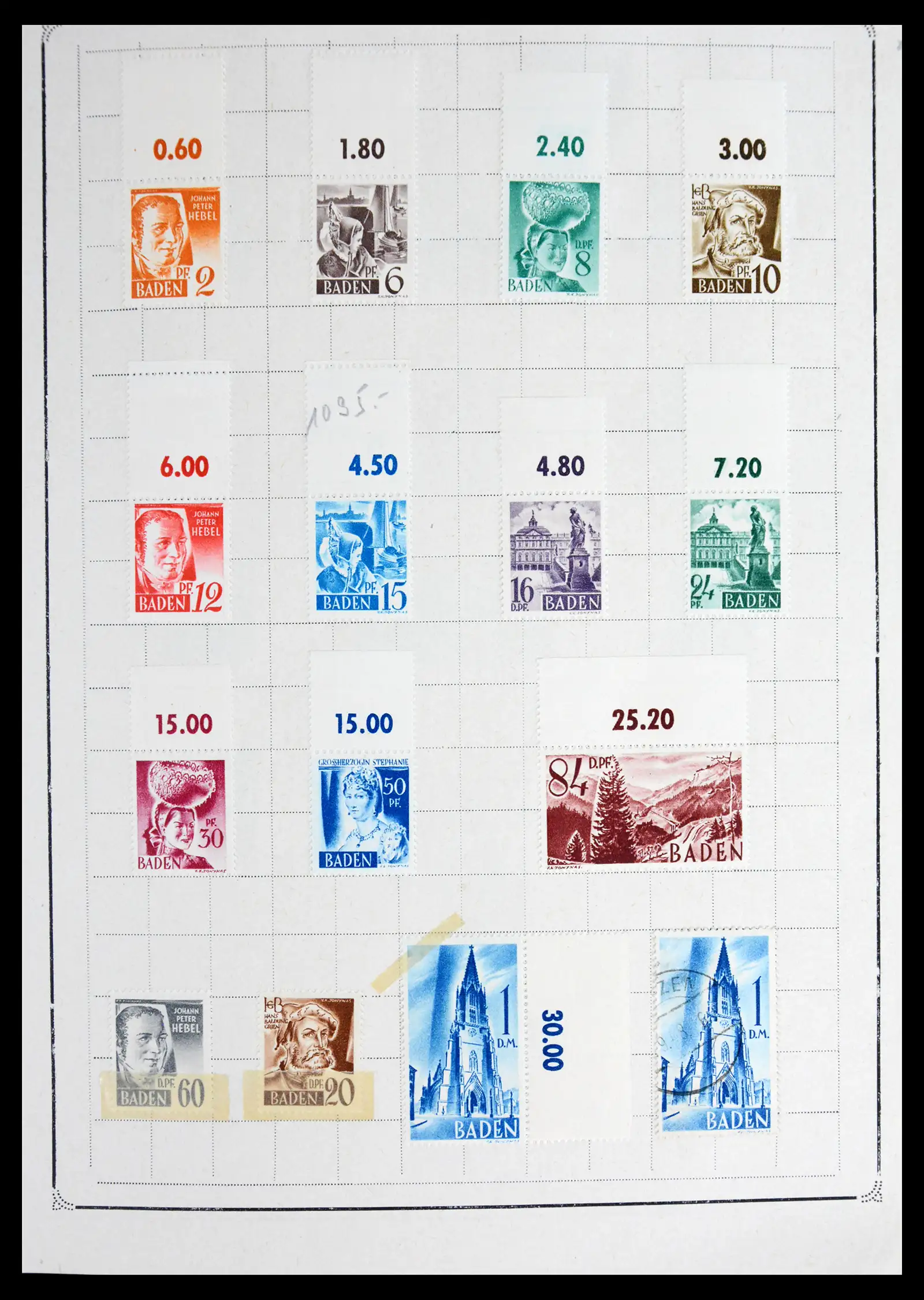 42025 0050 - Postzegelverzameling 42025 Duitsland 1945-1953.