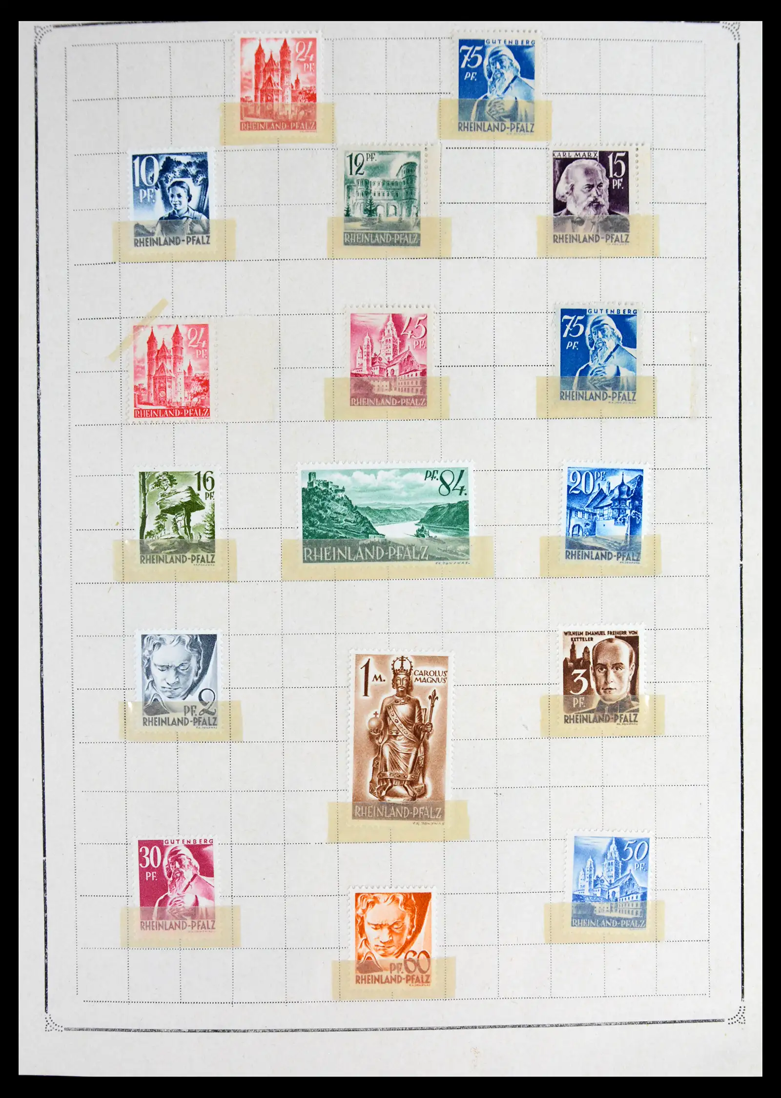 42025 0051 - Postzegelverzameling 42025 Duitsland 1945-1953.