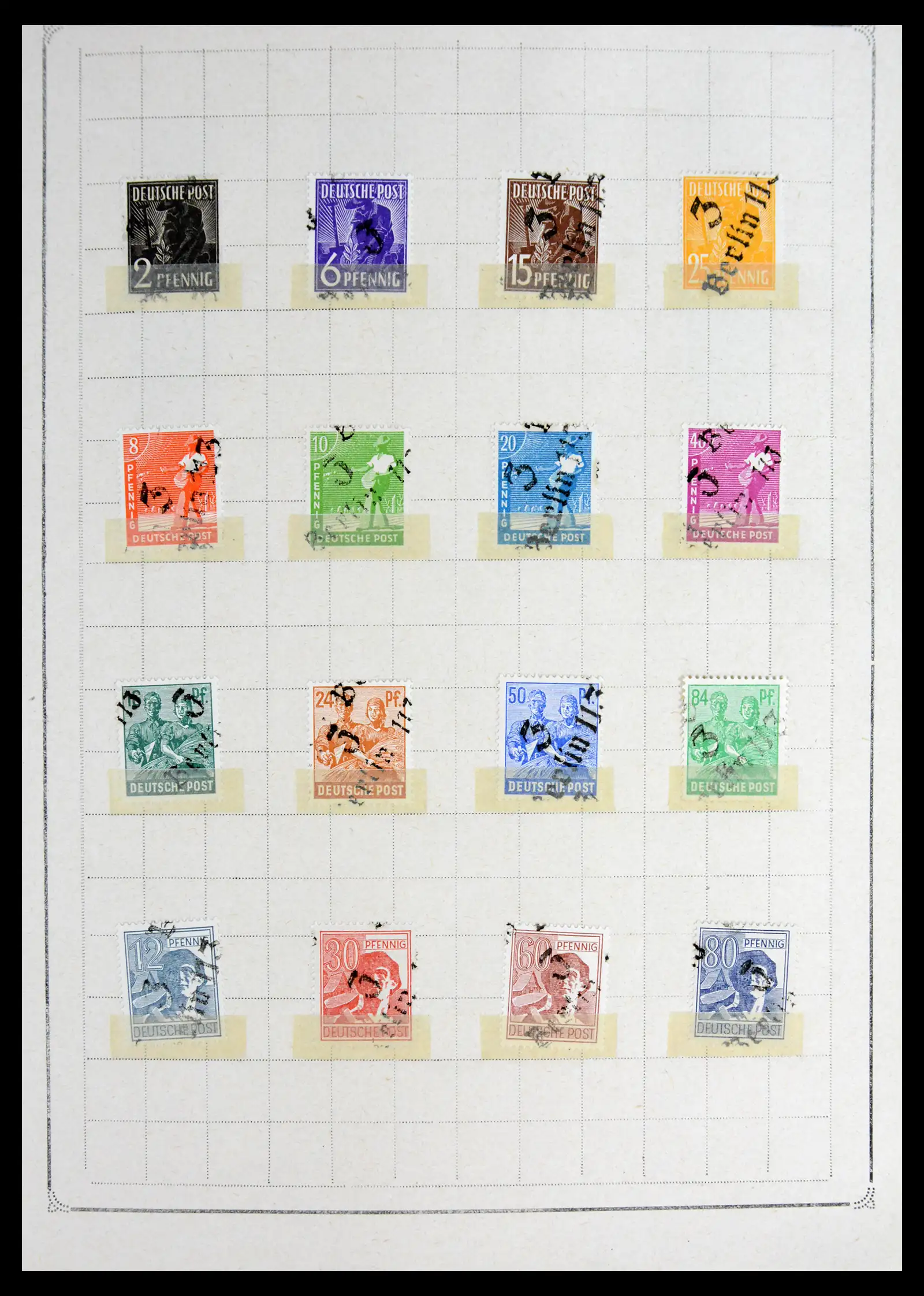42025 0058 - Postzegelverzameling 42025 Duitsland 1945-1953.