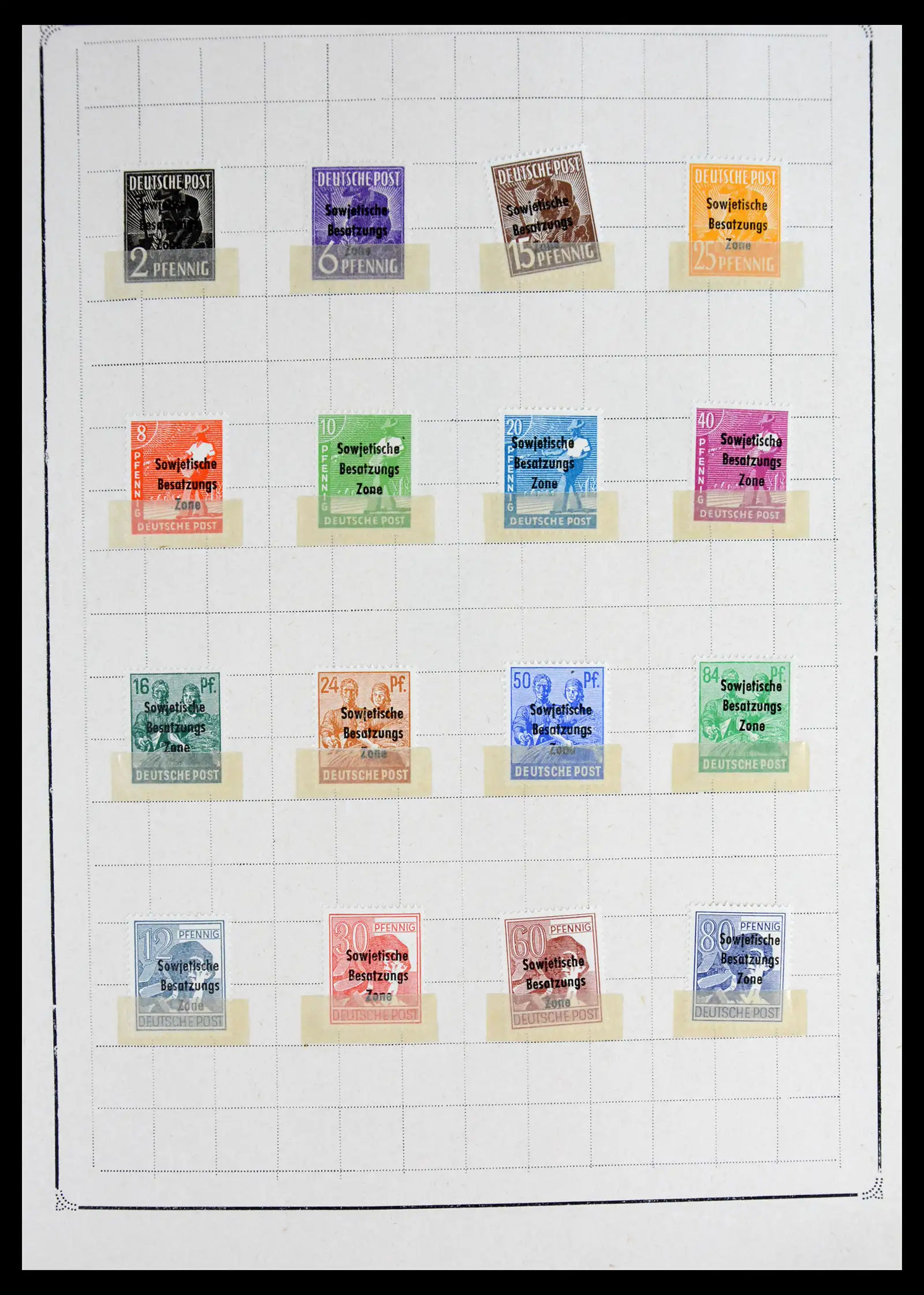42025 0060 - Postzegelverzameling 42025 Duitsland 1945-1953.