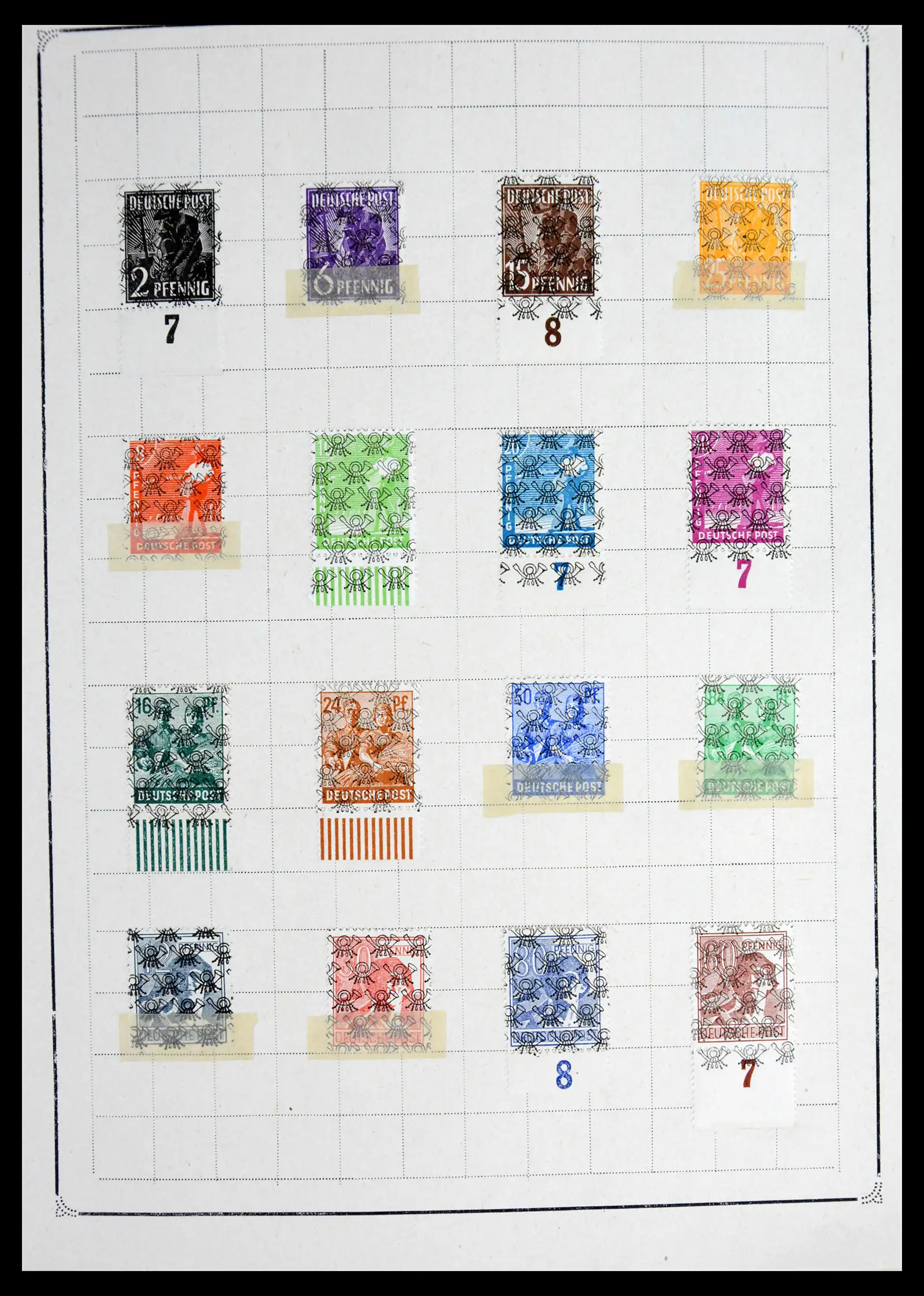 42025 0064 - Postzegelverzameling 42025 Duitsland 1945-1953.