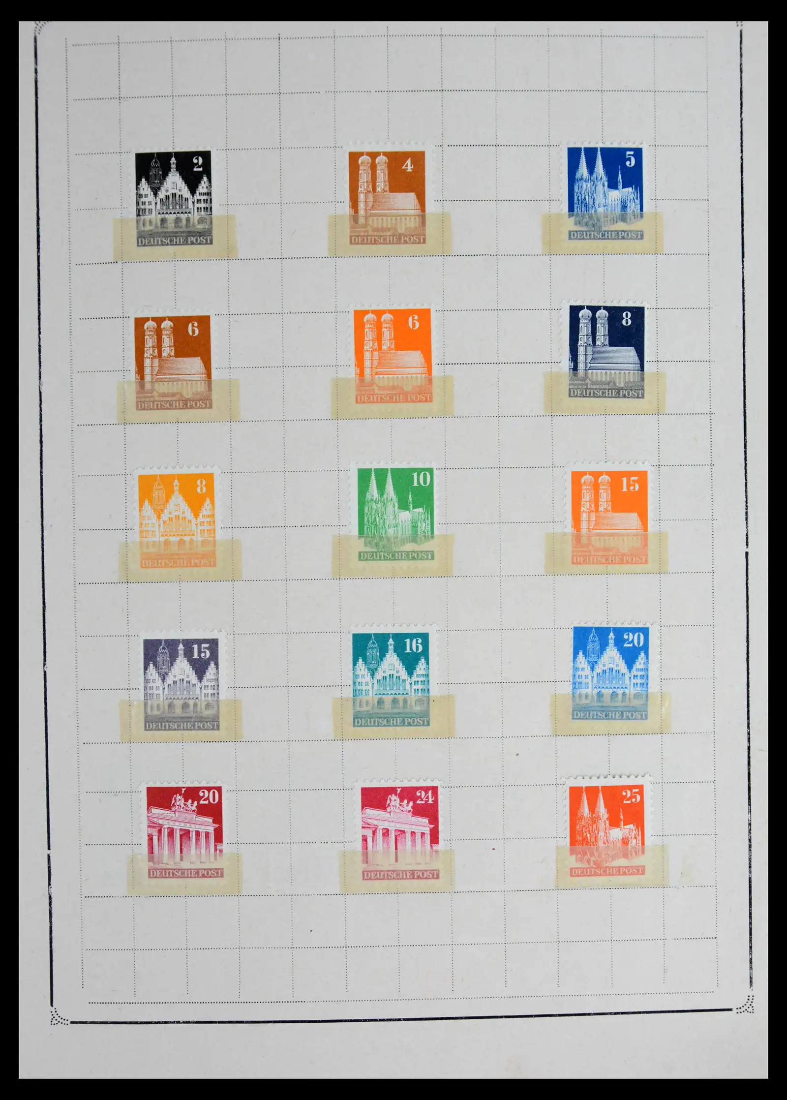42025 0070 - Postzegelverzameling 42025 Duitsland 1945-1953.