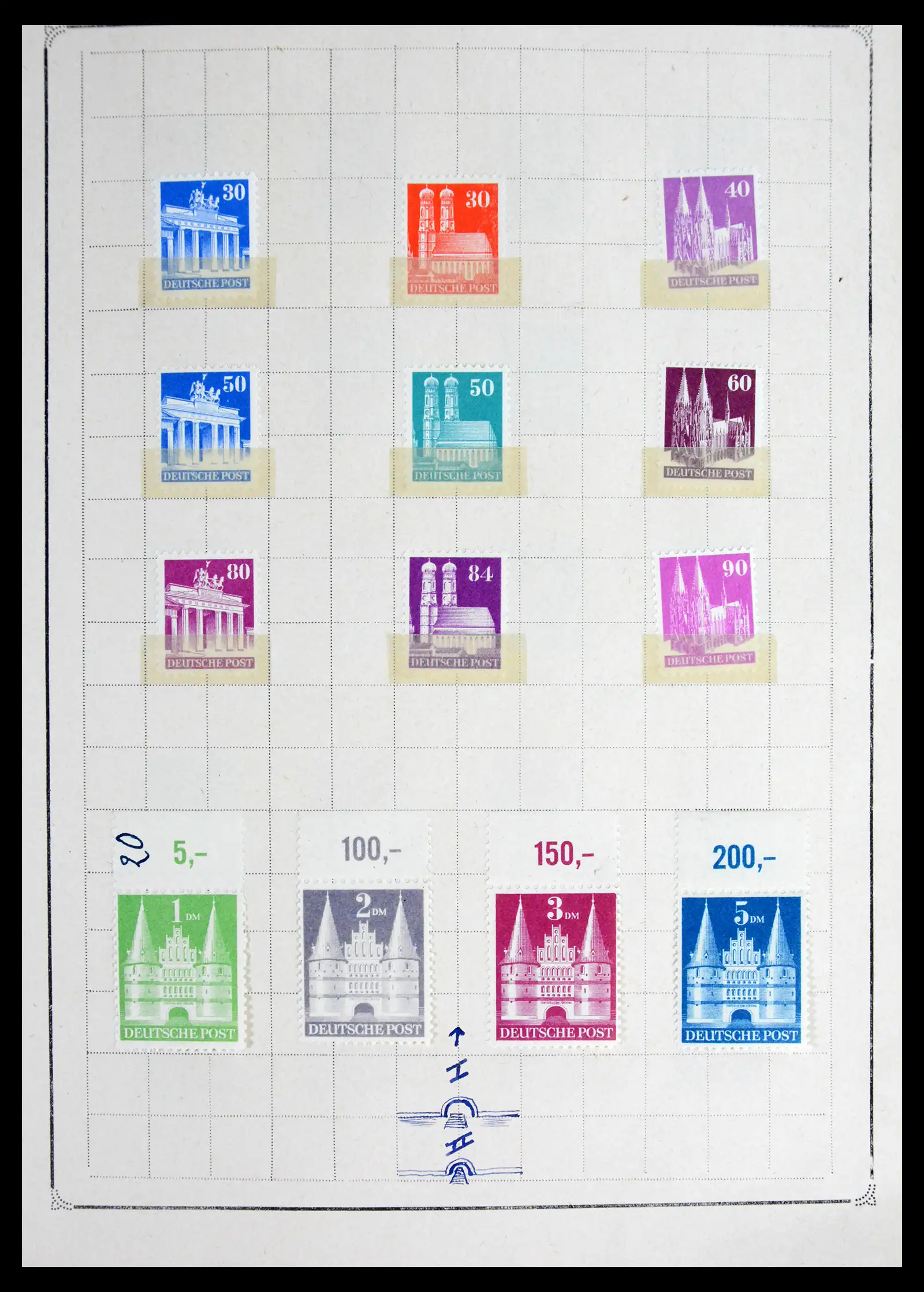 42025 0071 - Postzegelverzameling 42025 Duitsland 1945-1953.