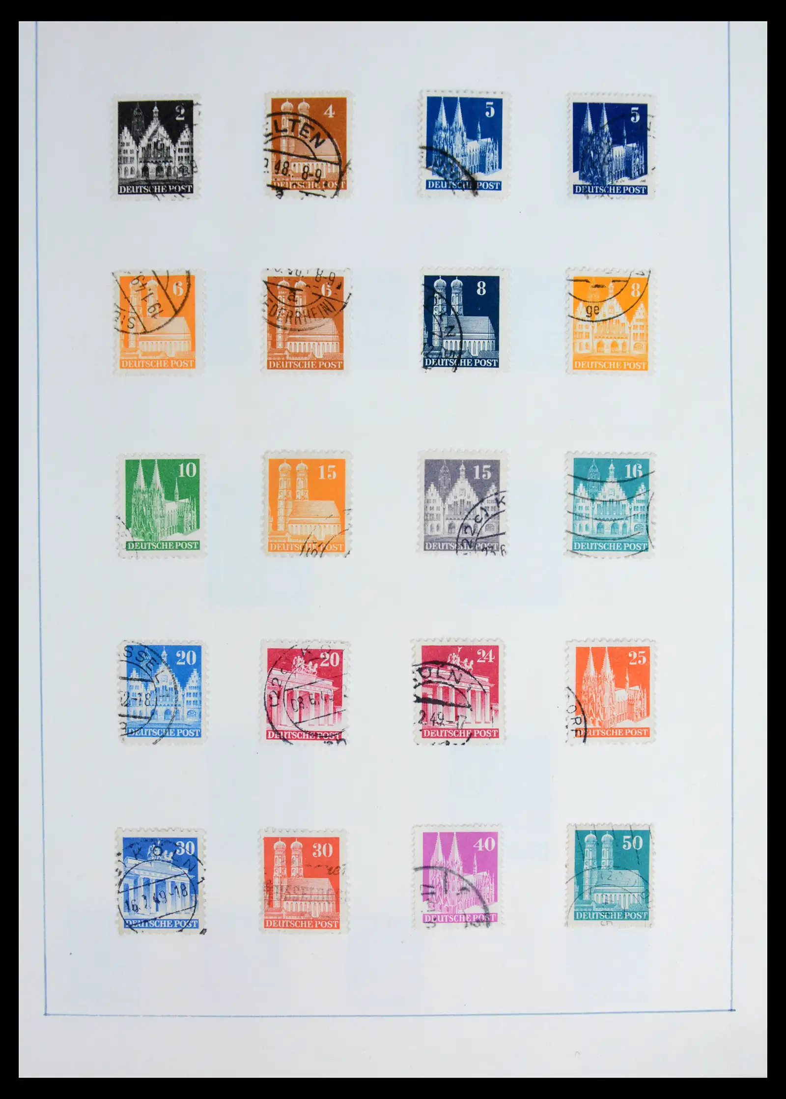 42025 0072 - Postzegelverzameling 42025 Duitsland 1945-1953.
