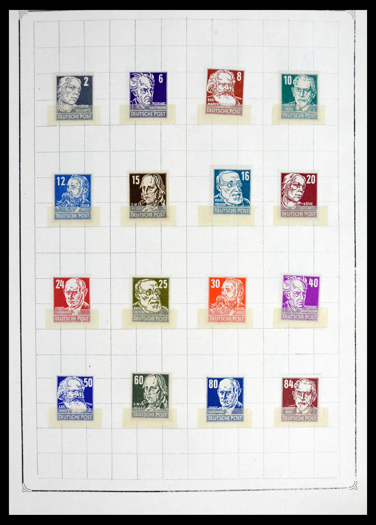 42025 0074 - Postzegelverzameling 42025 Duitsland 1945-1953.