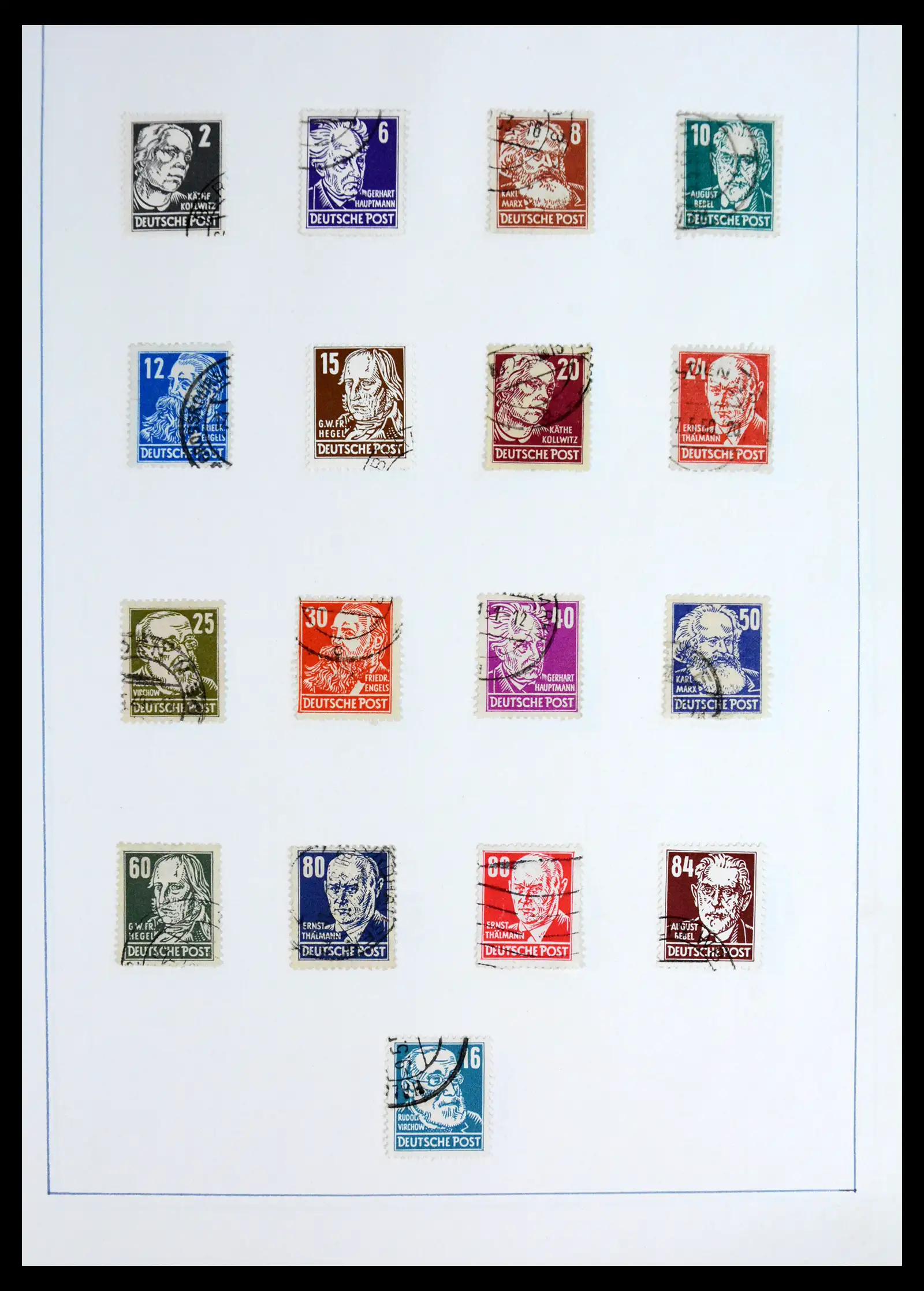 42025 0075 - Postzegelverzameling 42025 Duitsland 1945-1953.