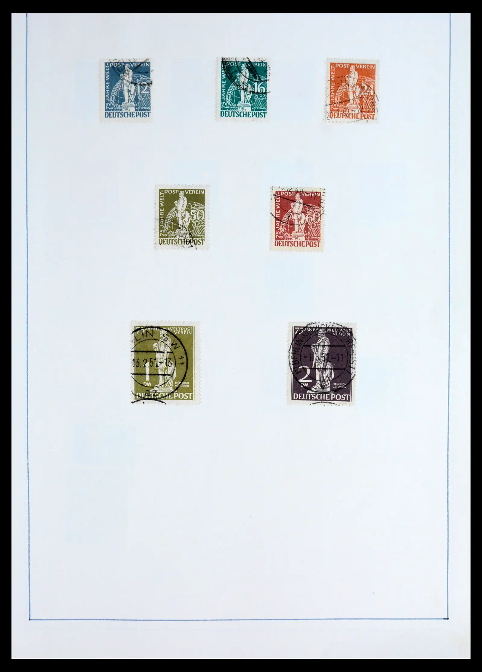 42025 0086 - Postzegelverzameling 42025 Duitsland 1945-1953.