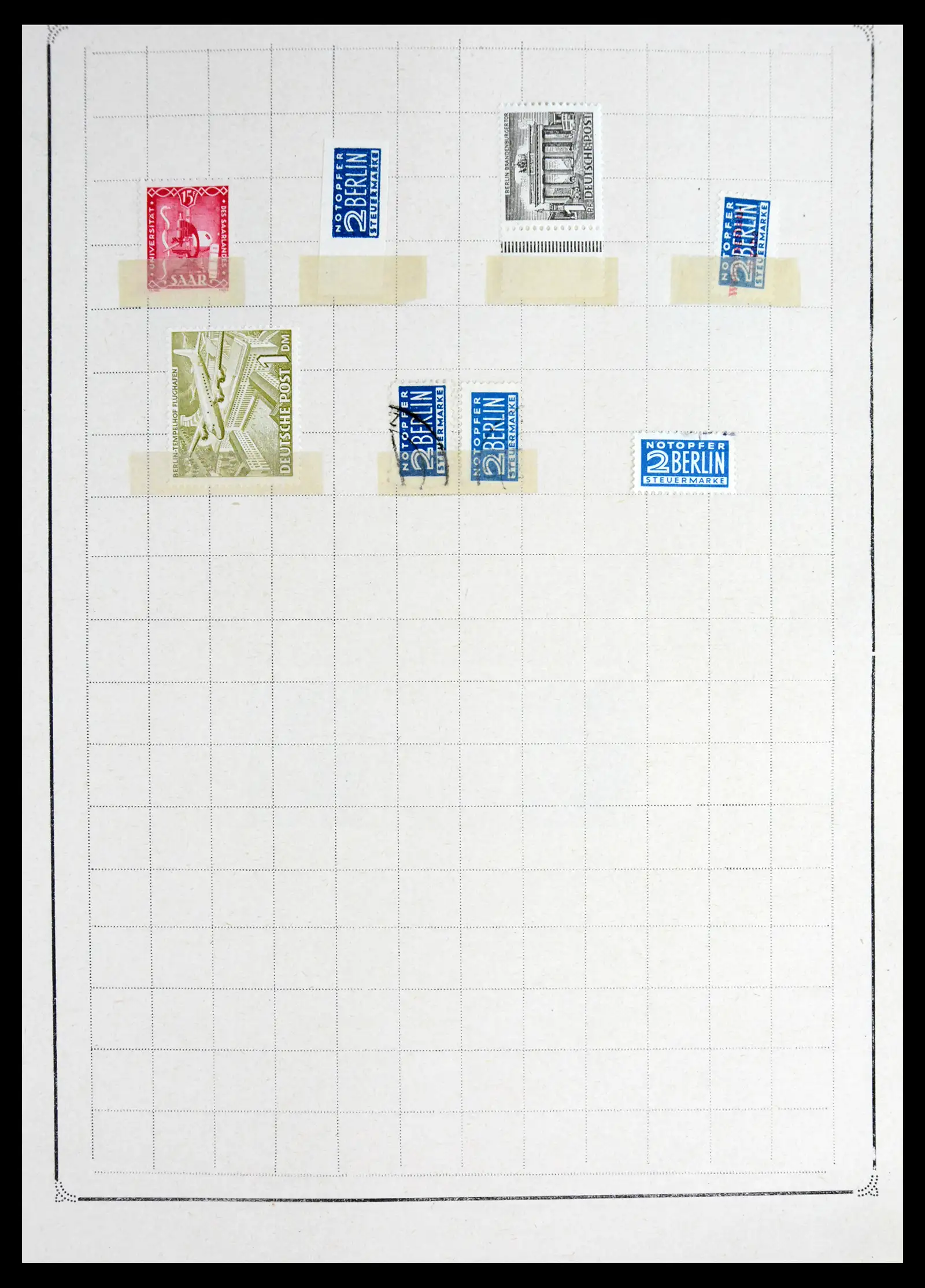42025 0089 - Postzegelverzameling 42025 Duitsland 1945-1953.