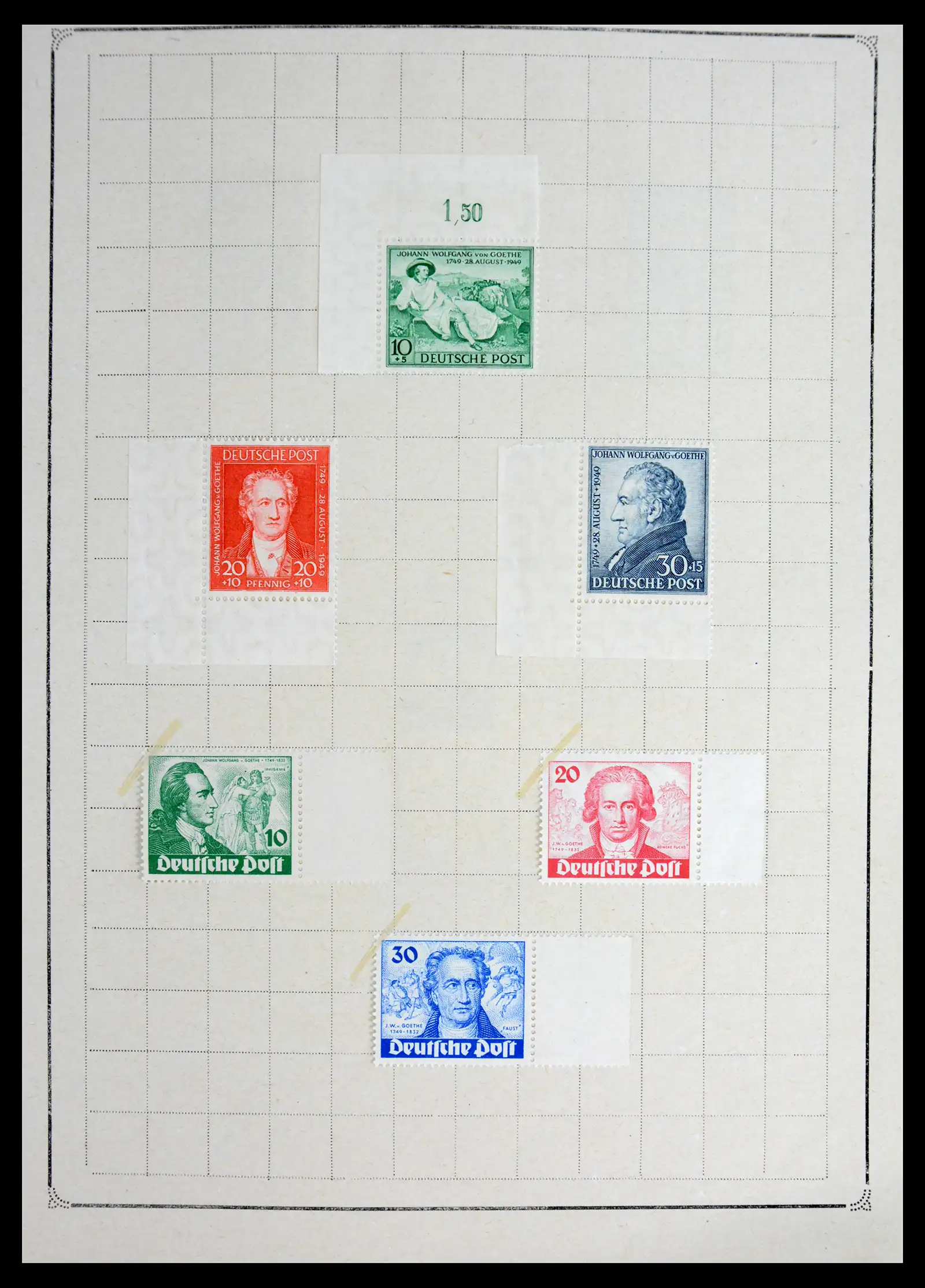 42025 0093 - Postzegelverzameling 42025 Duitsland 1945-1953.