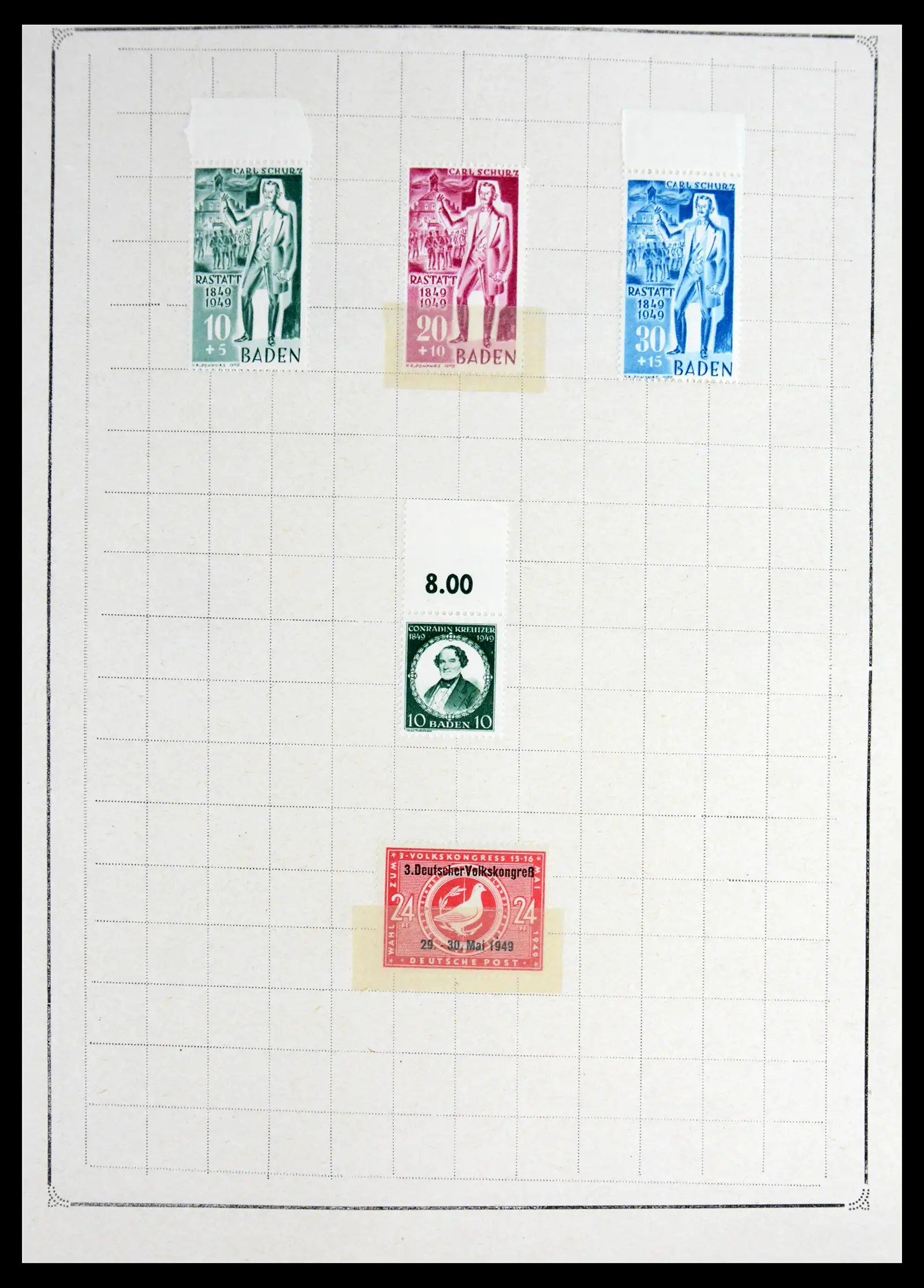 42025 0094 - Postzegelverzameling 42025 Duitsland 1945-1953.