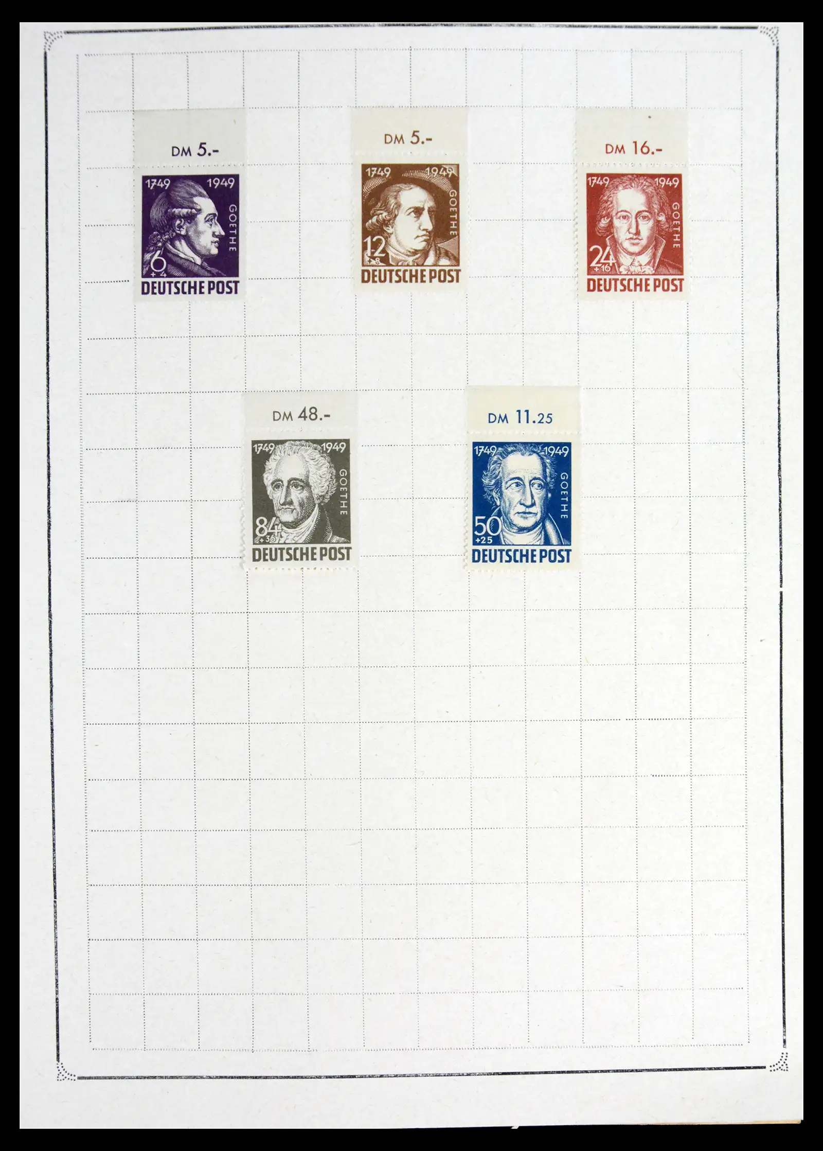 42025 0099 - Postzegelverzameling 42025 Duitsland 1945-1953.