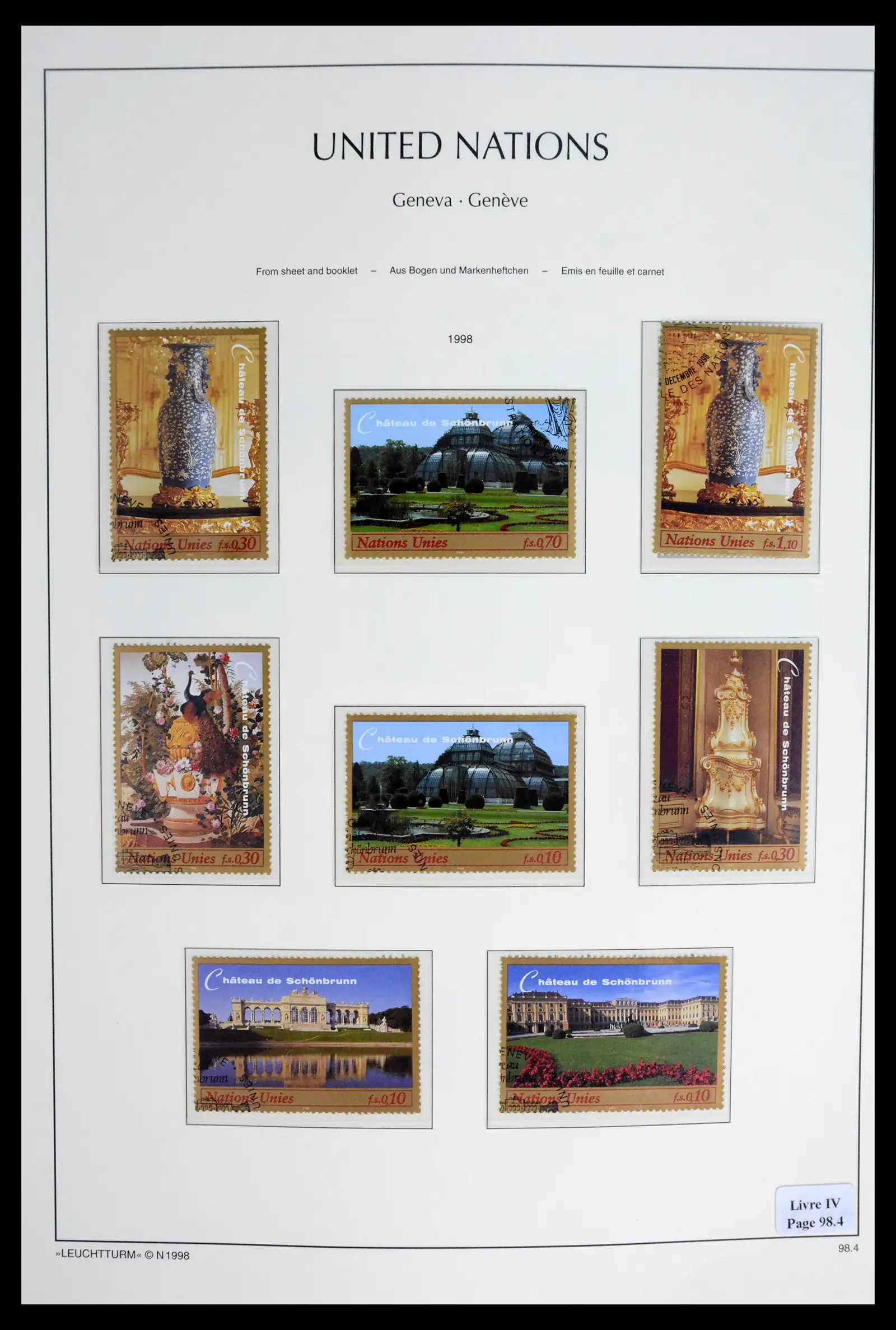 42027 0050 - Stamp collection 42027 United Nations Geneva complete used 1969-2024!!