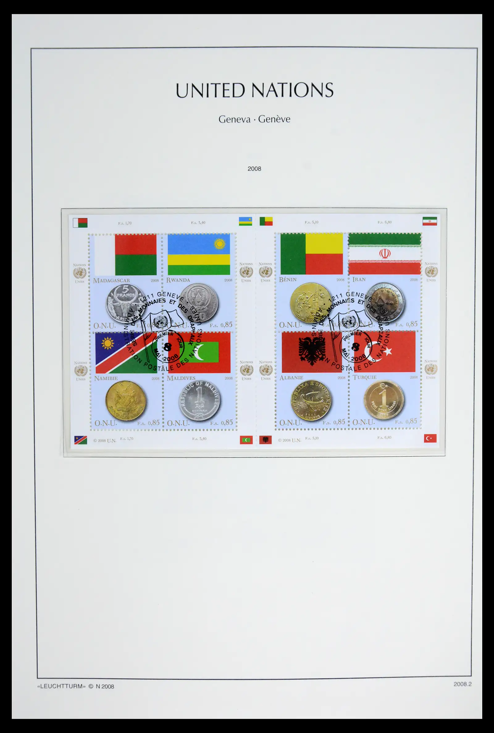 42027 0082 - Stamp collection 42027 United Nations Geneva complete used 1969-2024!!